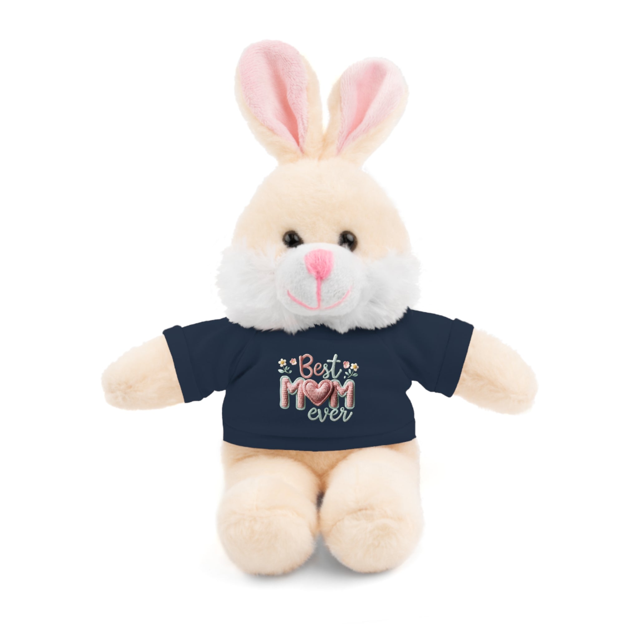 Plush Bear with 'Best Mom Ever' Tee — Cute Mother's Day Gift