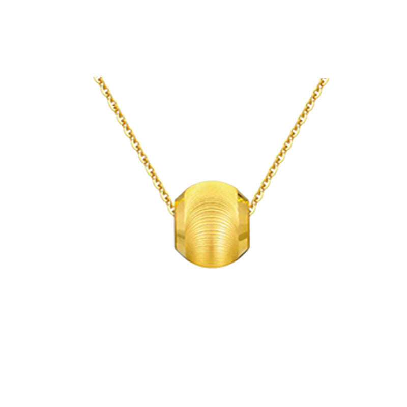 Gold Pendant Necklace, Gold Jewelry