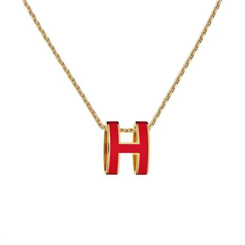 Gold Pendant Necklace, Gold Jewelry