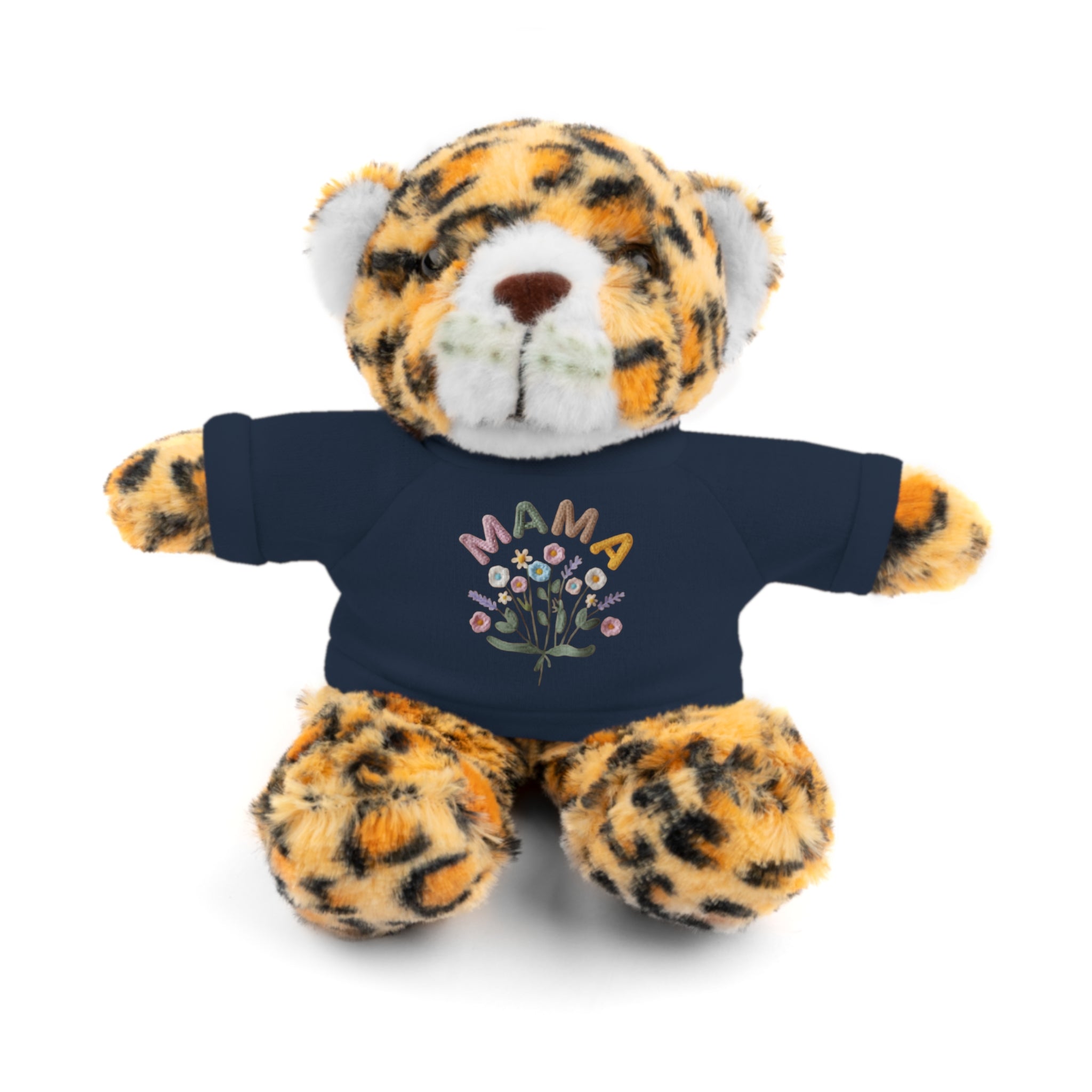Mama Floral Bear Plush with Tee — Cute Mother's Day Gift
