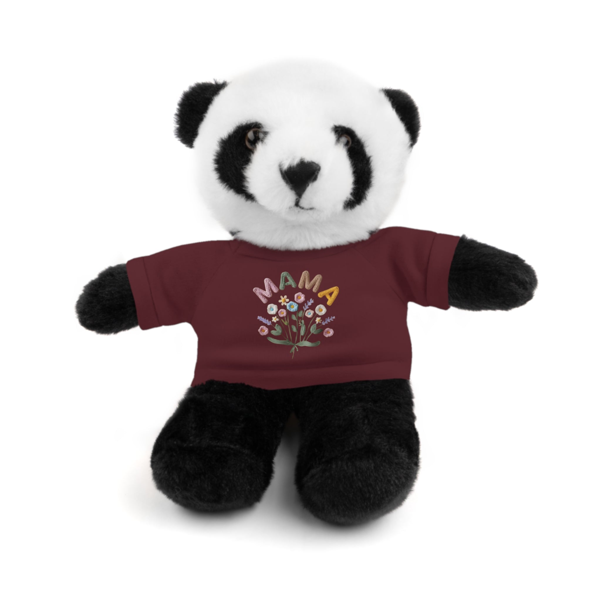 Mama Floral Bear Plush with Tee — Cute Mother's Day Gift