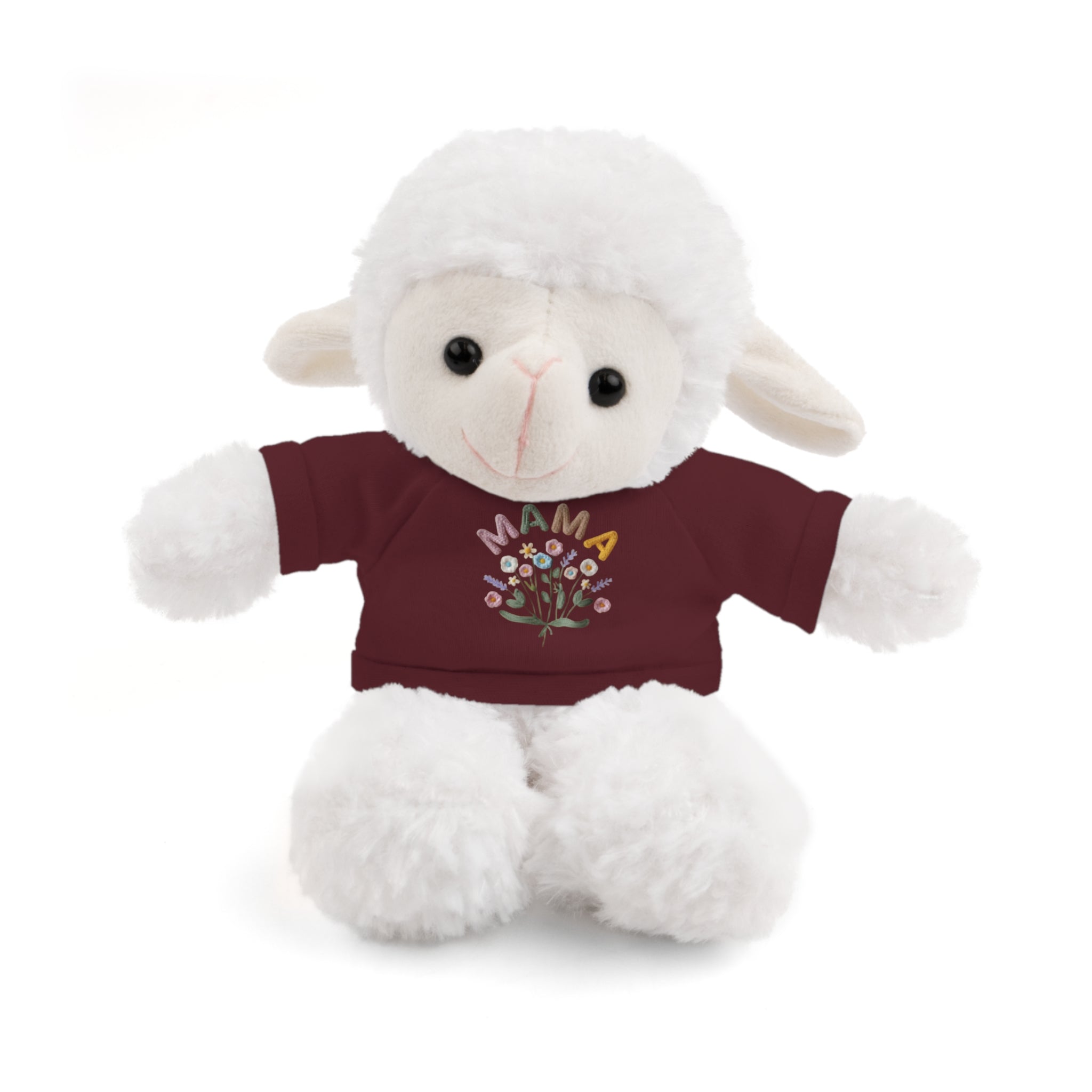 Mama Floral Bear Plush with Tee — Cute Mother's Day Gift