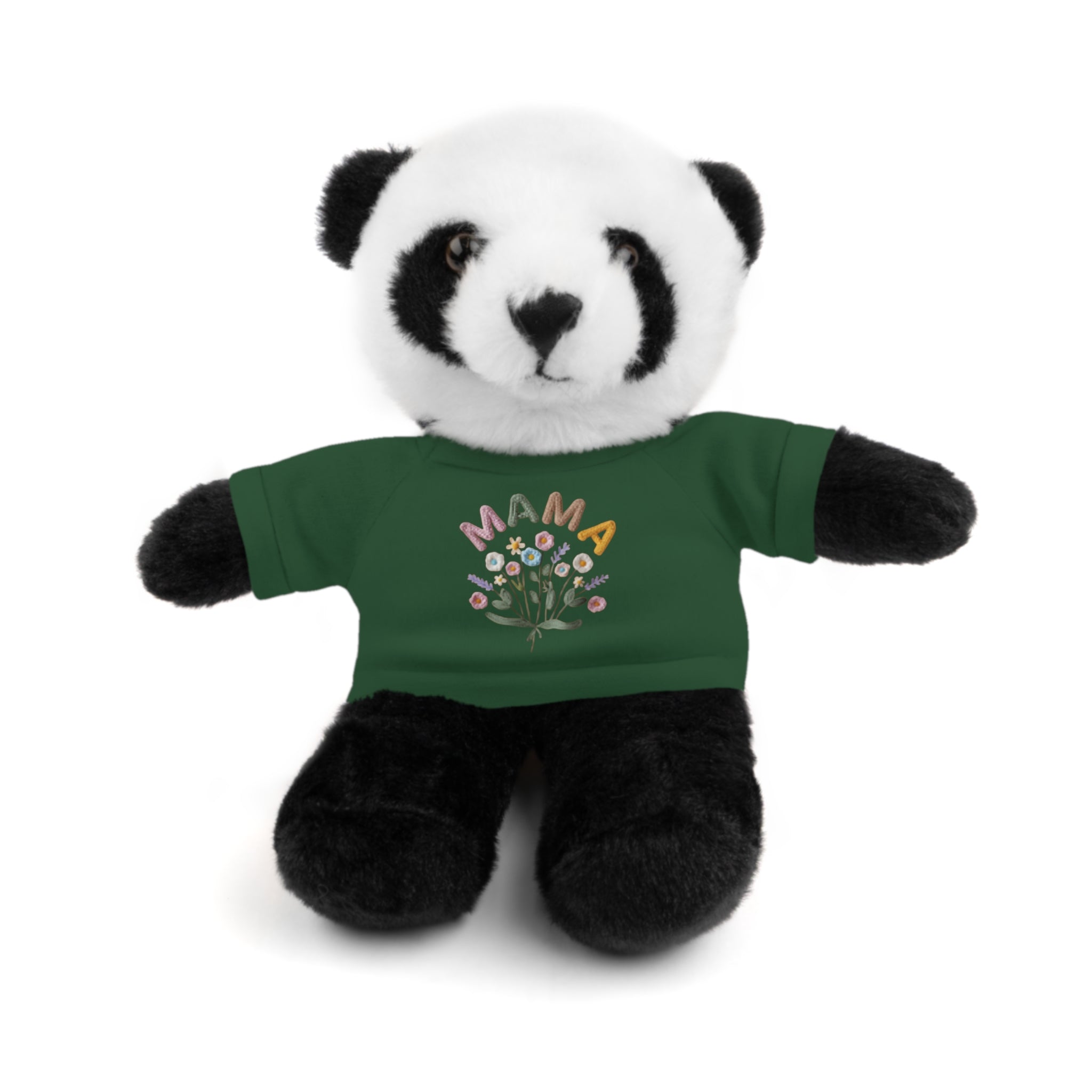 Mama Floral Bear Plush with Tee — Cute Mother's Day Gift
