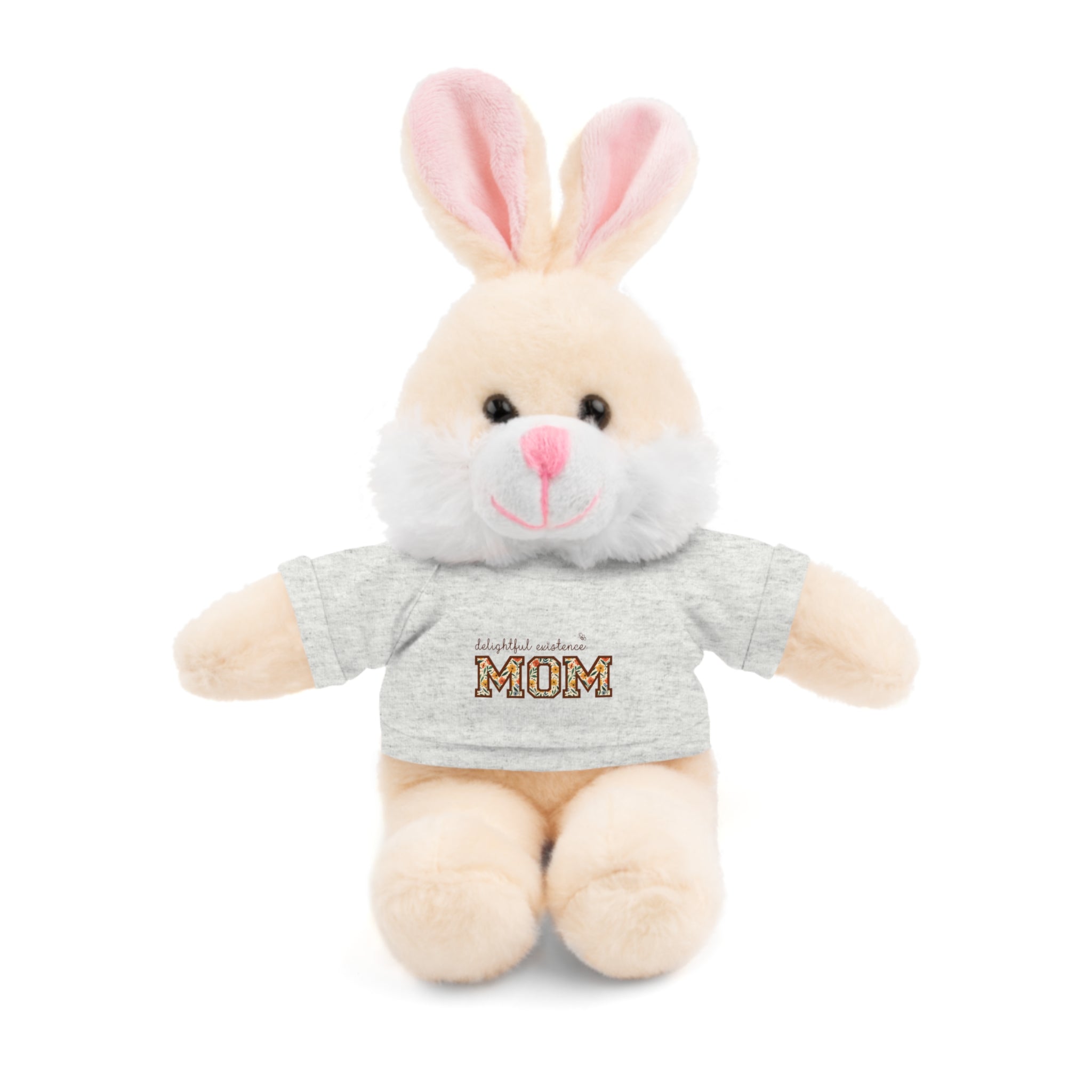 “Delightful Existence MOM” Floral Plush Toy — Plush Gift for Mother's Day