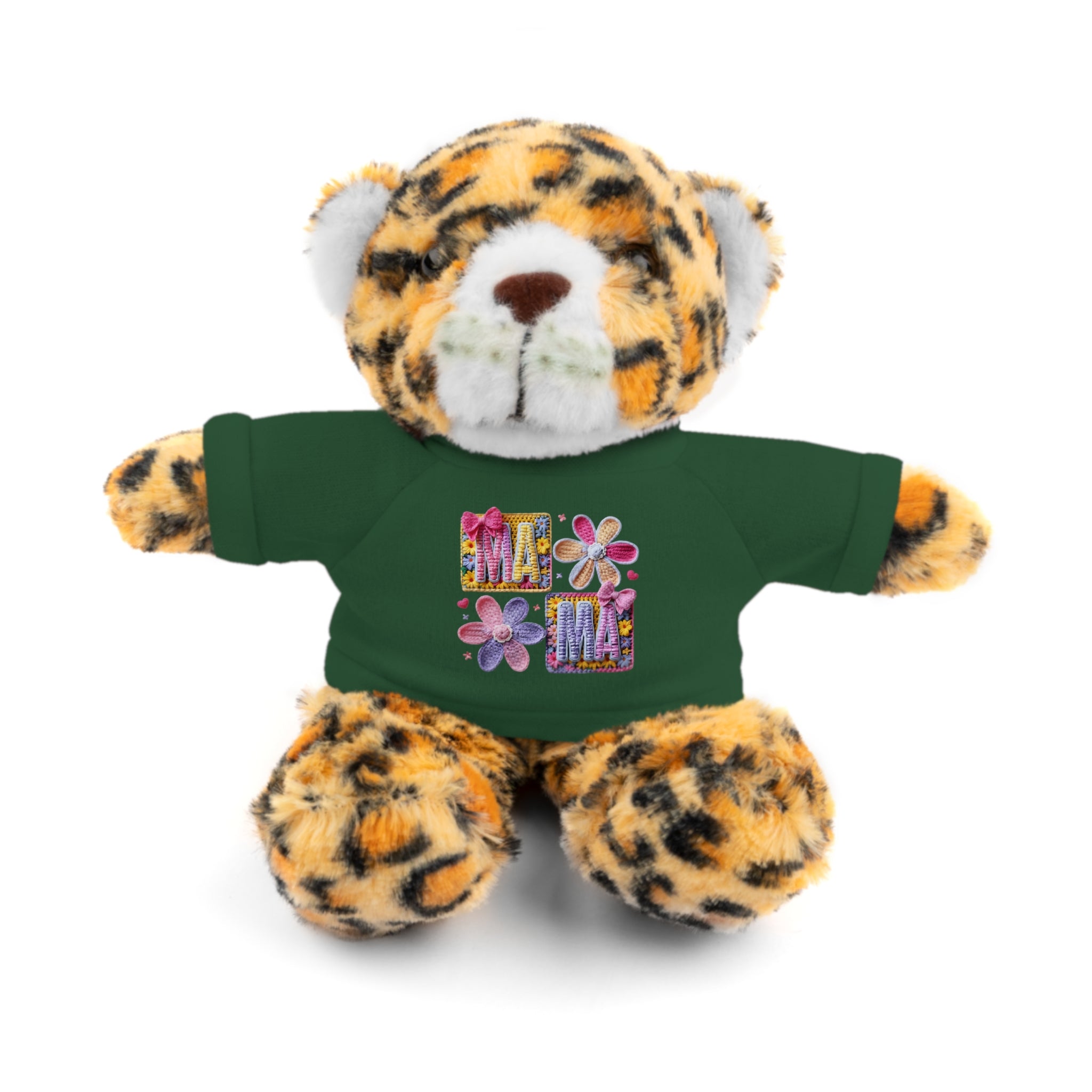 Mama Floral Teddy Bear with T-Shirt