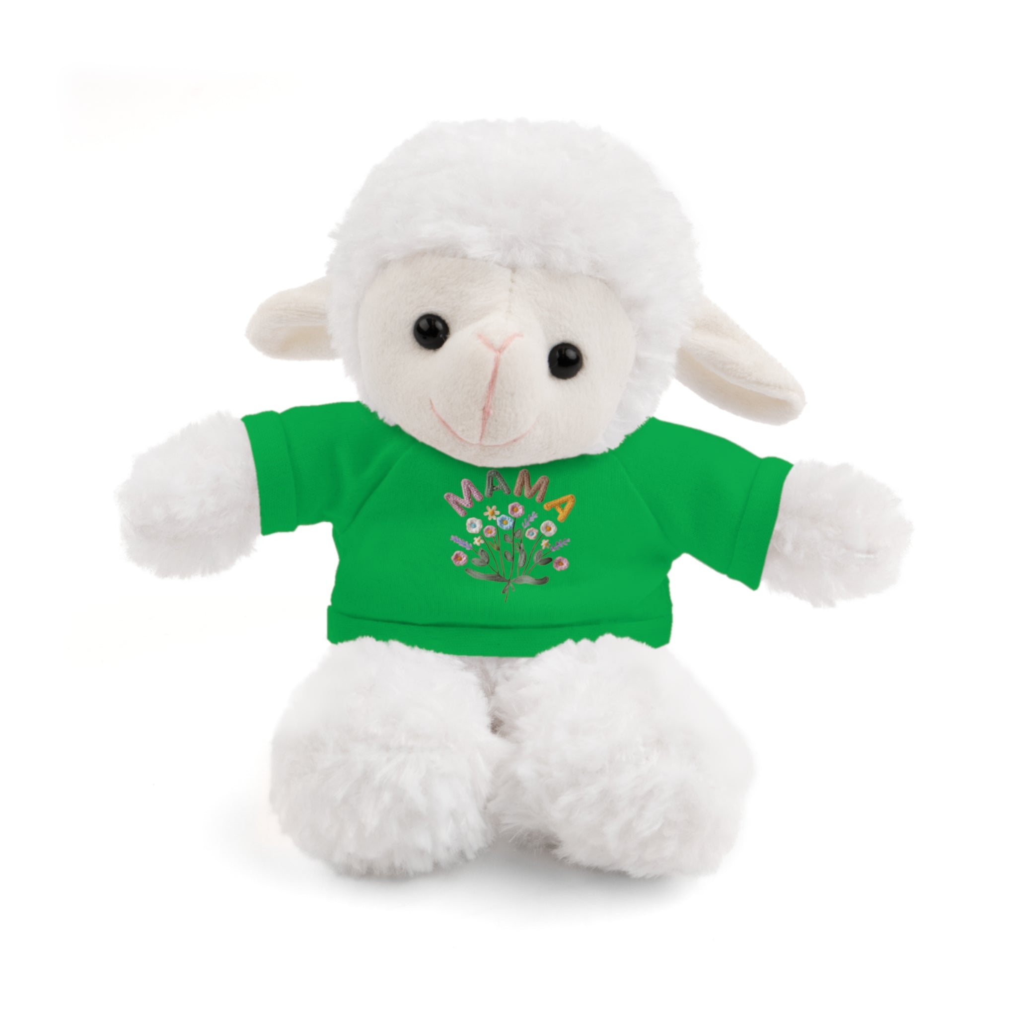 Mama Floral Bear Plush with Tee — Cute Mother's Day Gift