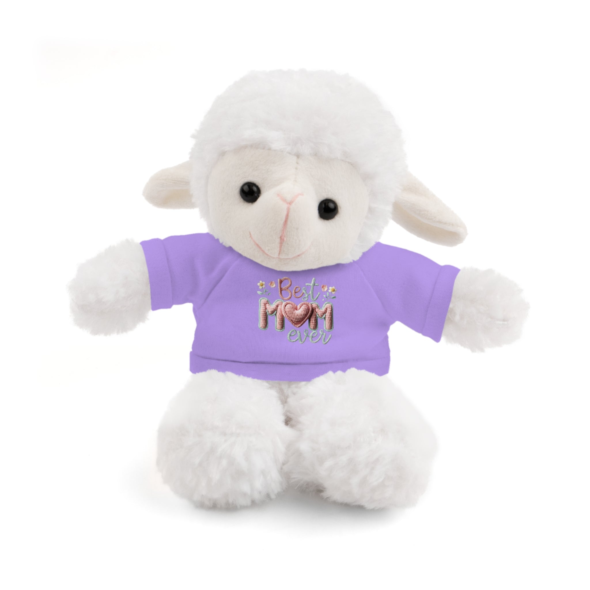 Plush Bear with 'Best Mom Ever' Tee — Cute Mother's Day Gift