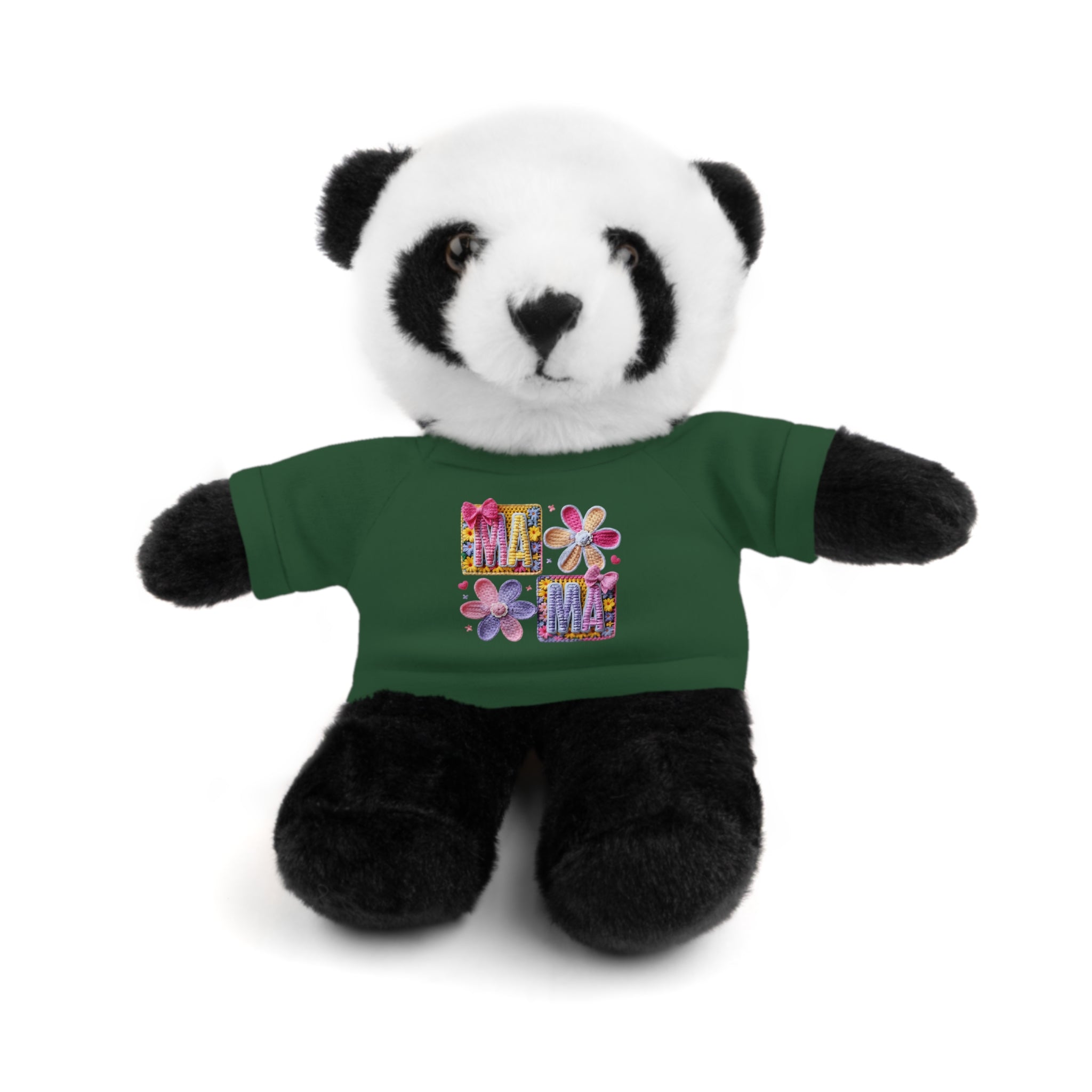 Mama Floral Teddy Bear with T-Shirt