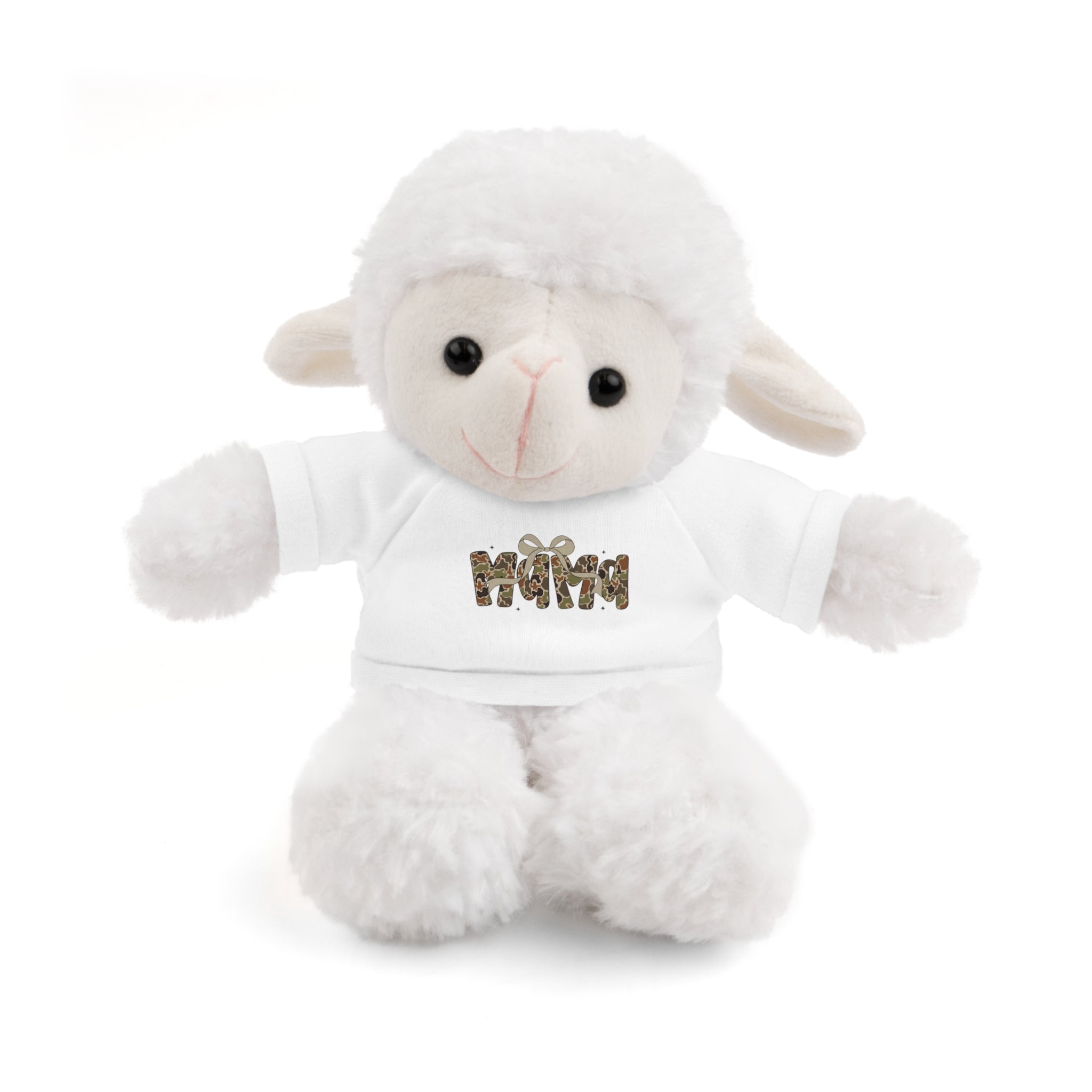Teddy Bear Plush with 'Mama' Tee – Cozy Gift for New Moms & Mother's Day
