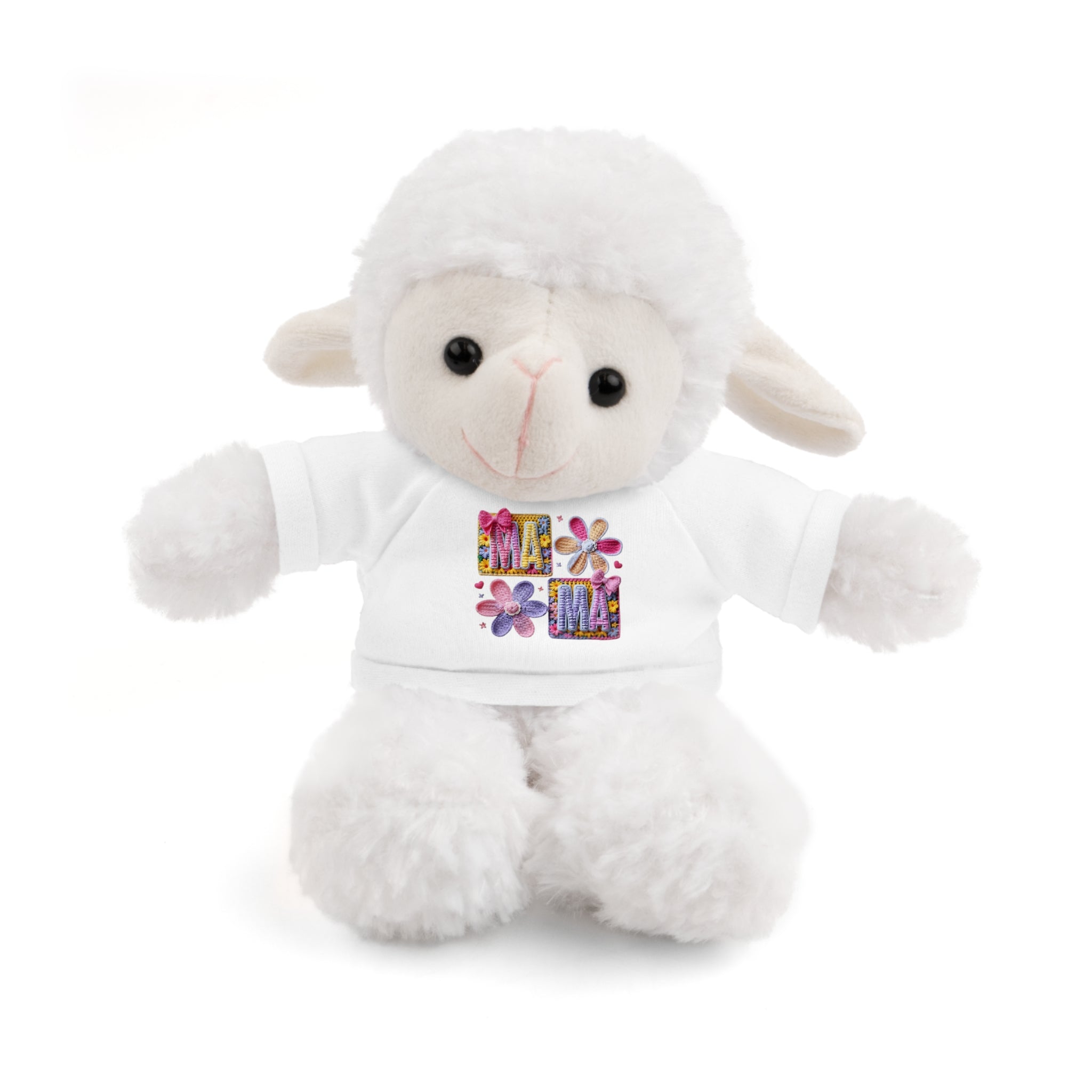 Mama Floral Teddy Bear with T-Shirt