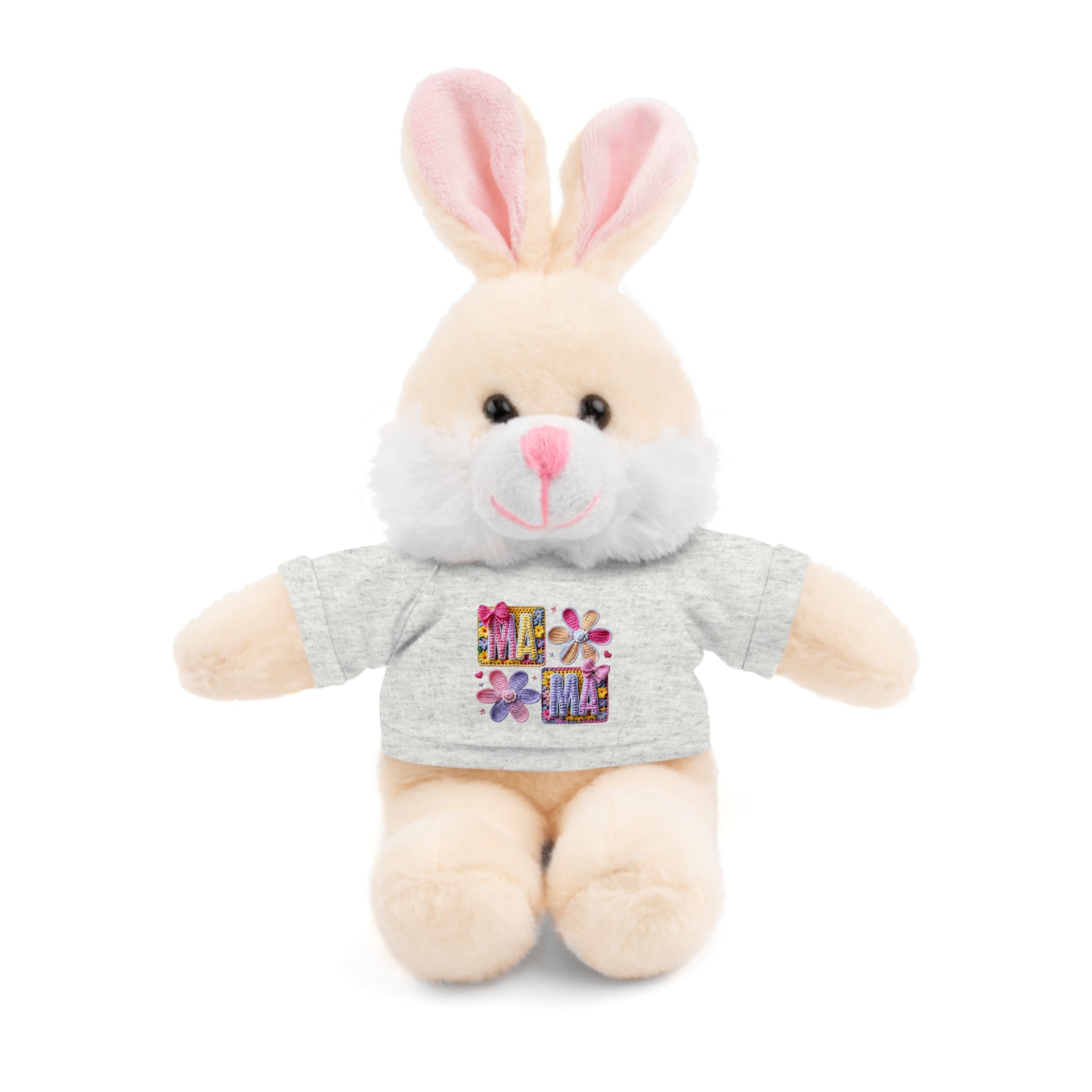 Mama Floral Teddy Bear with T-Shirt