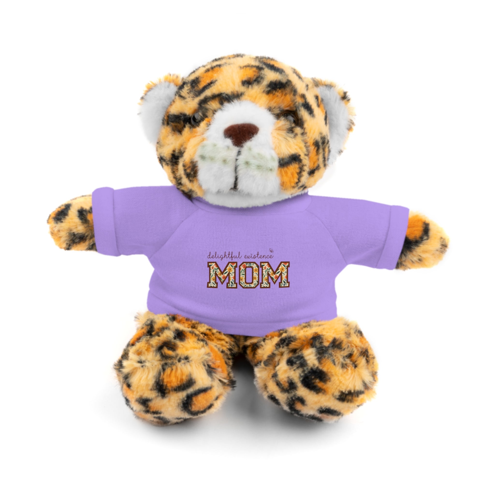 “Delightful Existence MOM” Floral Plush Toy — Plush Gift for Mother's Day