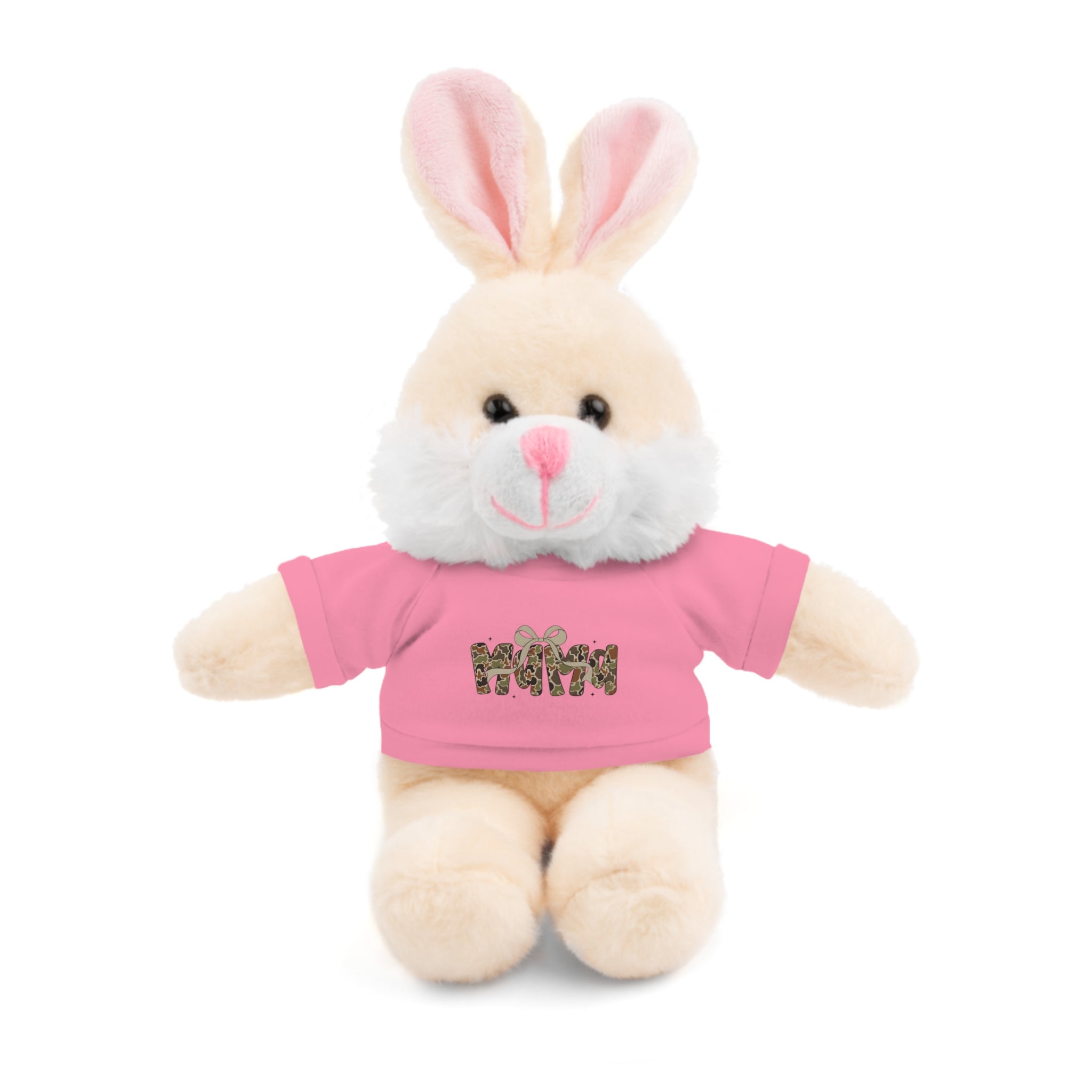 Teddy Bear Plush with 'Mama' Tee – Cozy Gift for New Moms & Mother's Day
