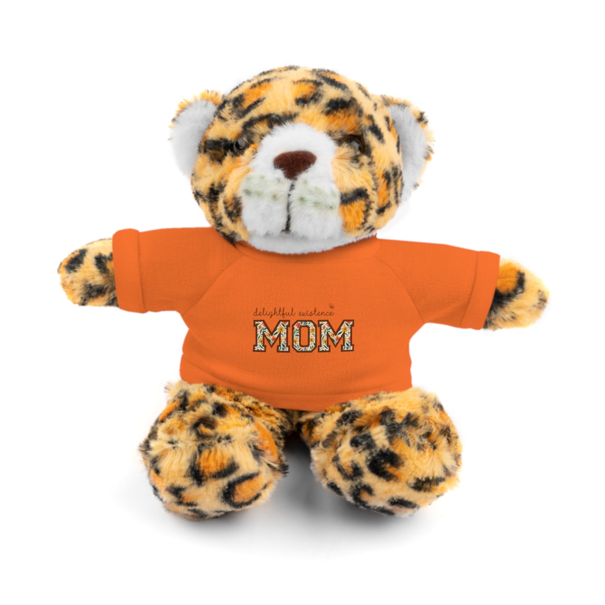 “Delightful Existence MOM” Floral Plush Toy — Plush Gift for Mother's Day