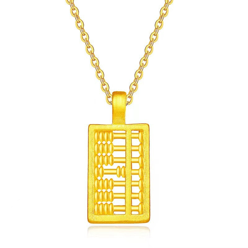Gold Pendant Necklace, Gold Jewelry