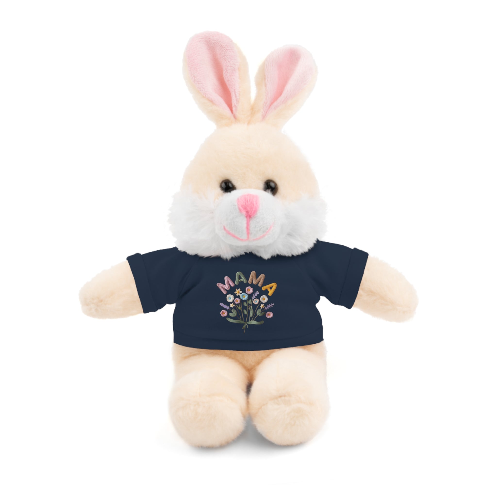 Mama Floral Bear Plush with Tee — Cute Mother's Day Gift