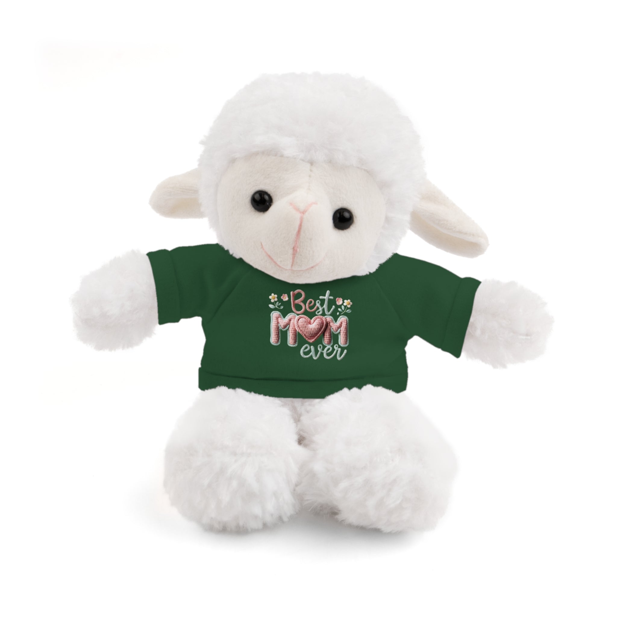 Plush Bear with 'Best Mom Ever' Tee — Cute Mother's Day Gift