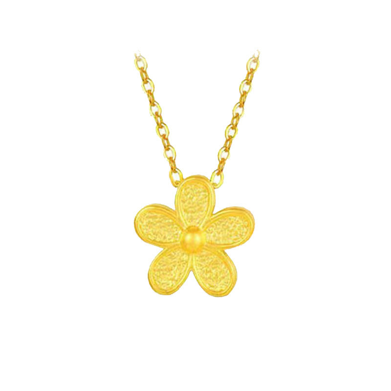 Gold Pendant Necklace, Gold Jewelry