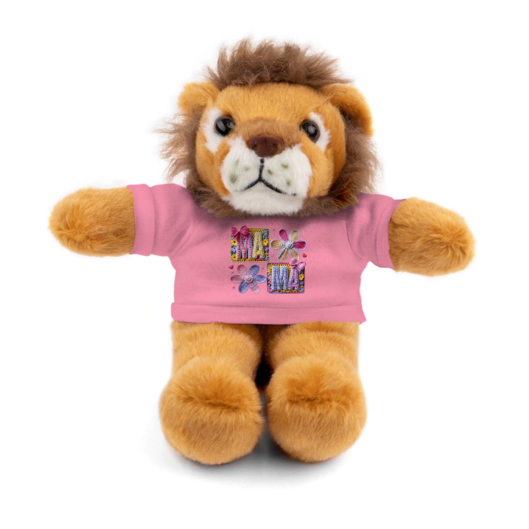 Mama Floral Teddy Bear with T-Shirt