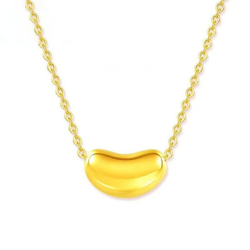 Gold Pendant Necklace, Gold Jewelry