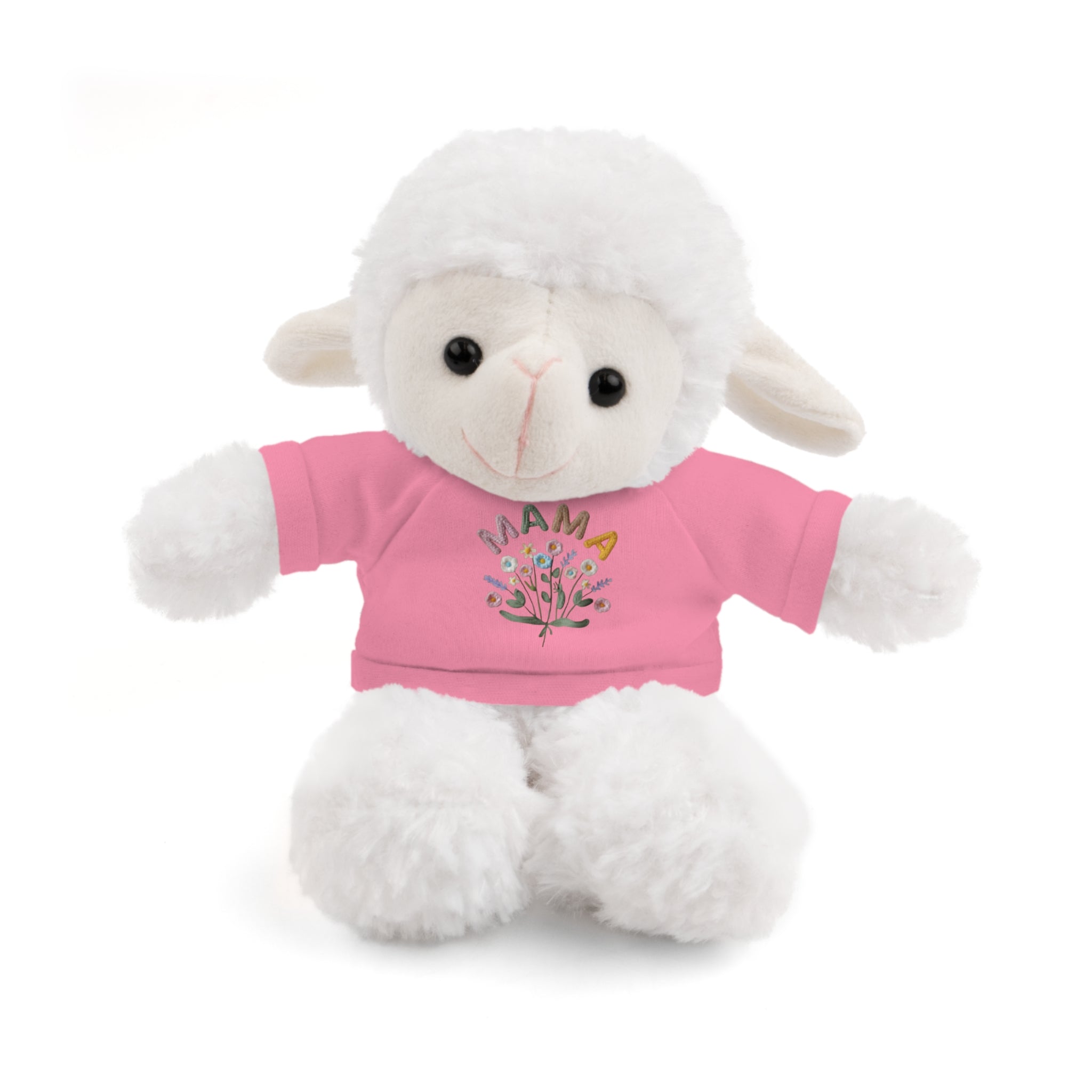 Mama Floral Bear Plush with Tee — Cute Mother's Day Gift