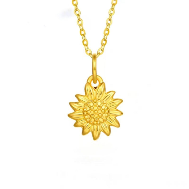 Gold Pendant Necklace, Gold Jewelry