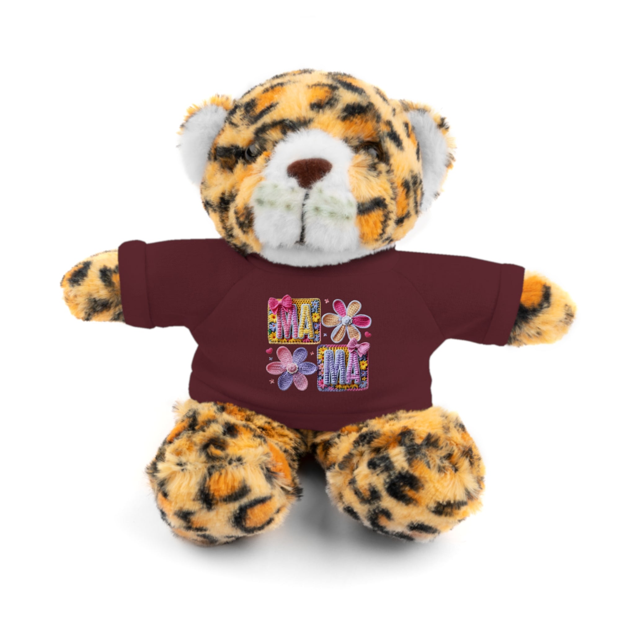 Mama Floral Teddy Bear with T-Shirt