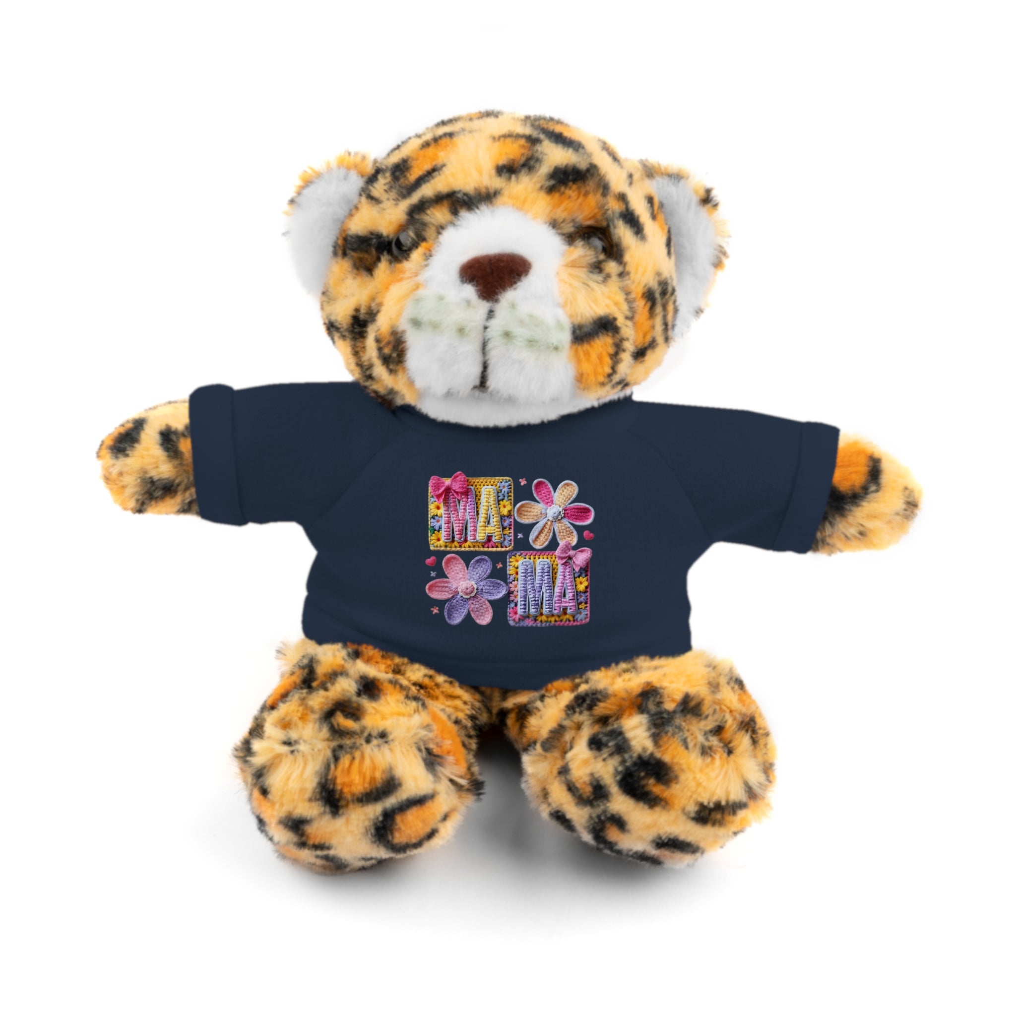 Mama Floral Teddy Bear with T-Shirt
