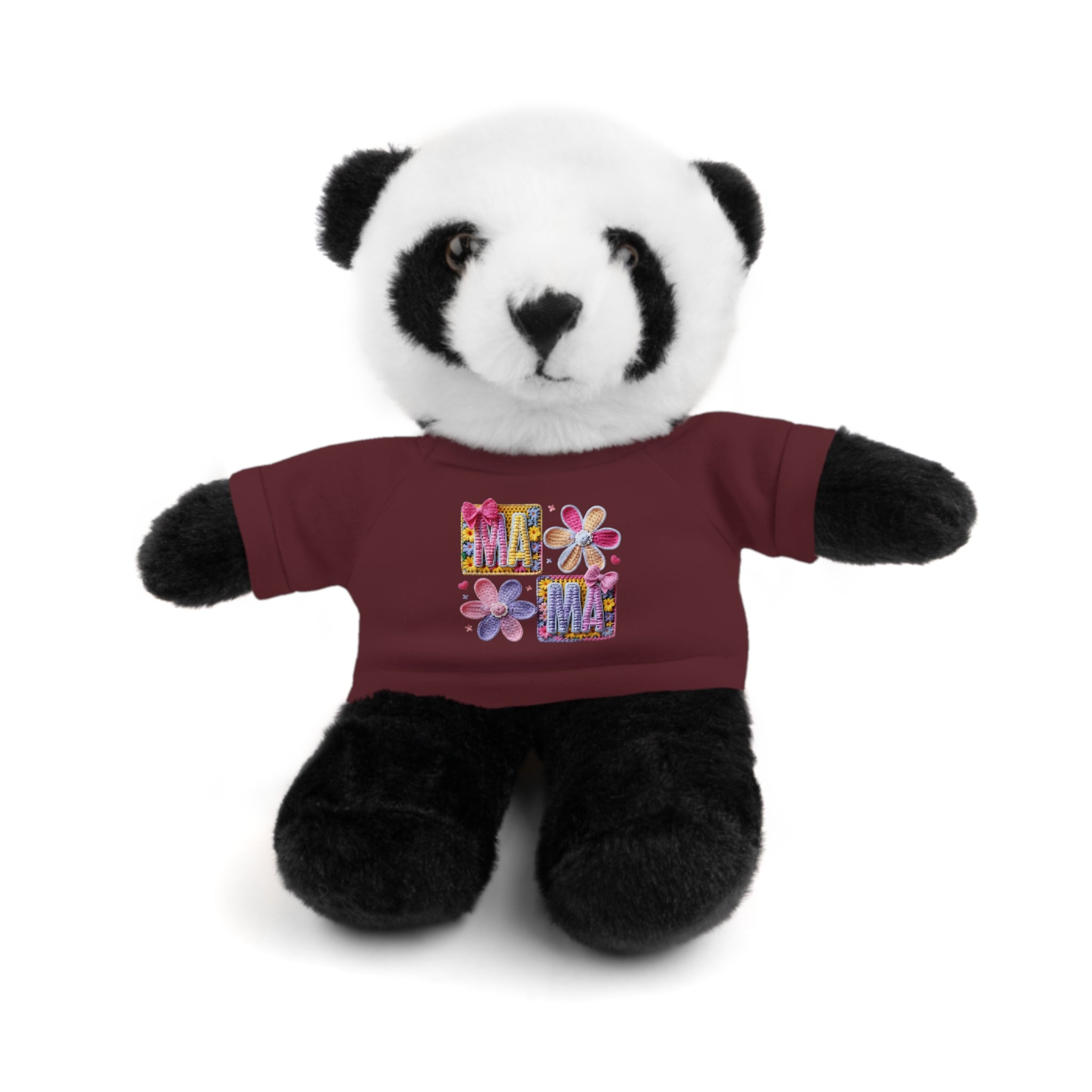 Mama Floral Teddy Bear with T-Shirt