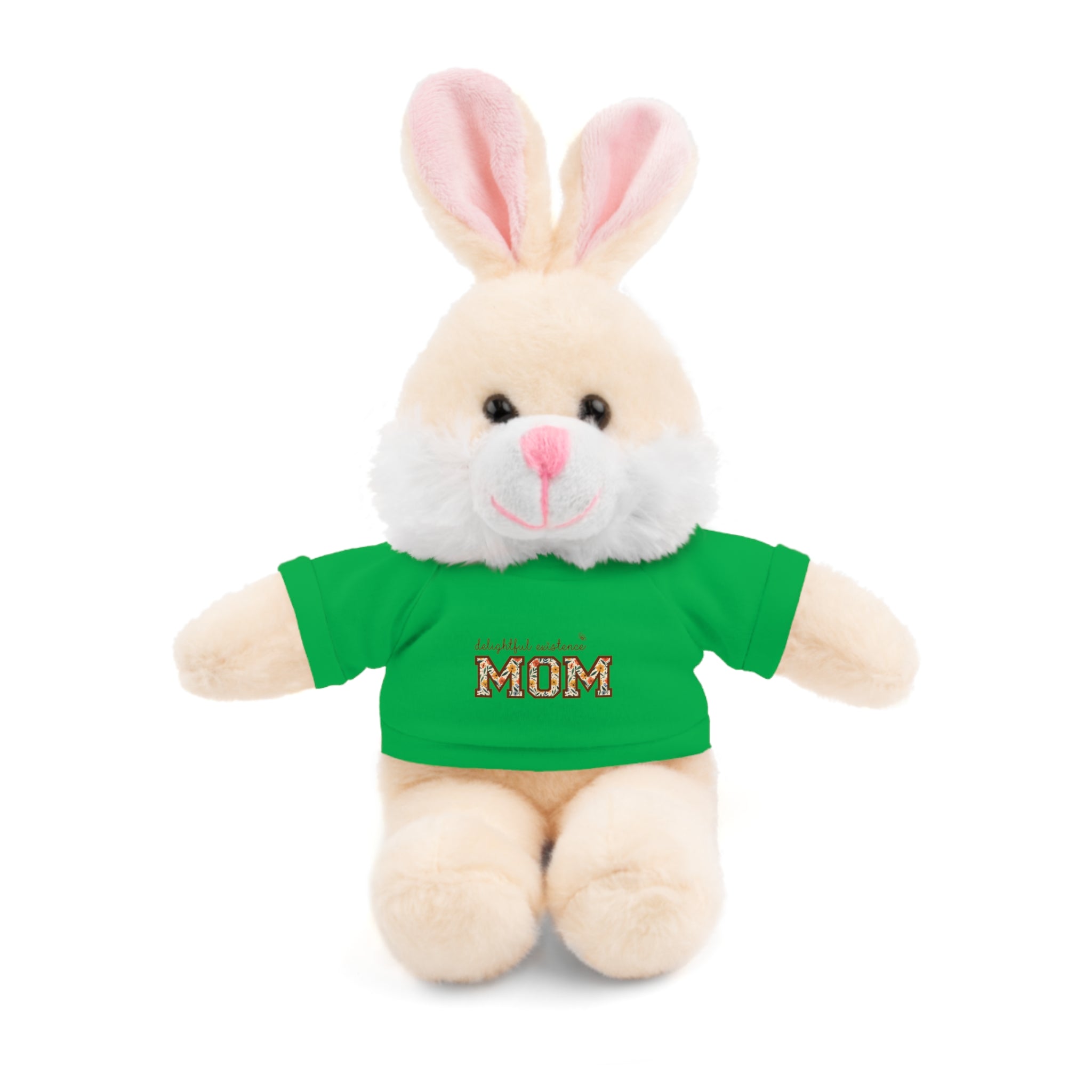 “Delightful Existence MOM” Floral Plush Toy — Plush Gift for Mother's Day