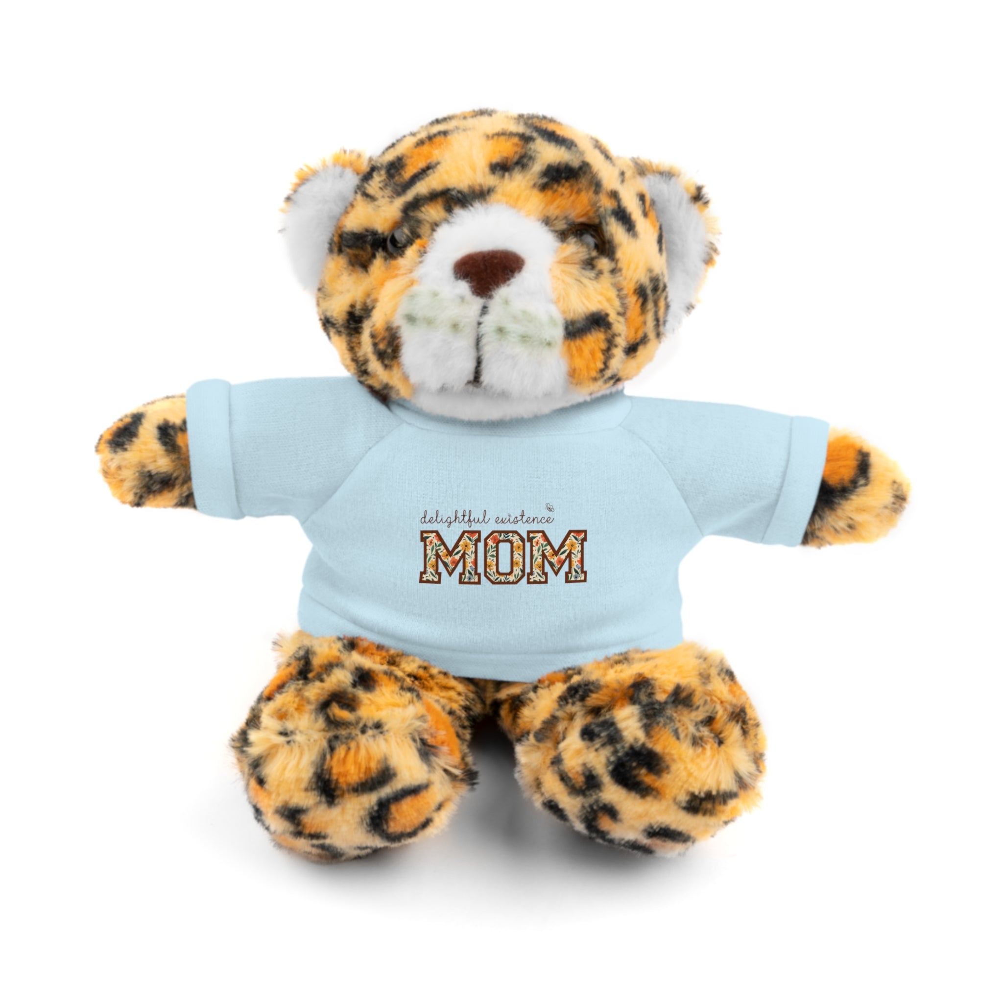 “Delightful Existence MOM” Floral Plush Toy — Plush Gift for Mother's Day