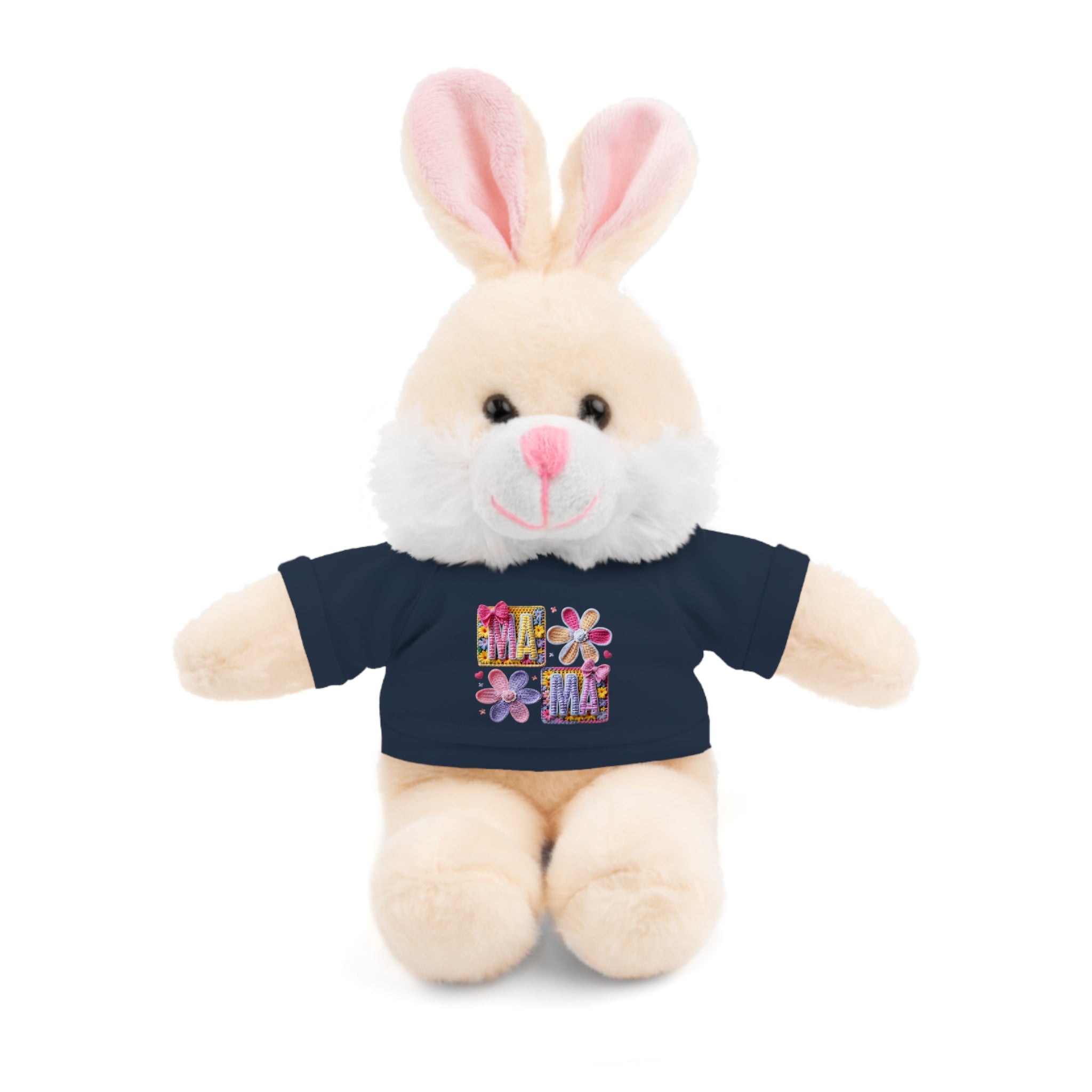 Mama Floral Teddy Bear with T-Shirt