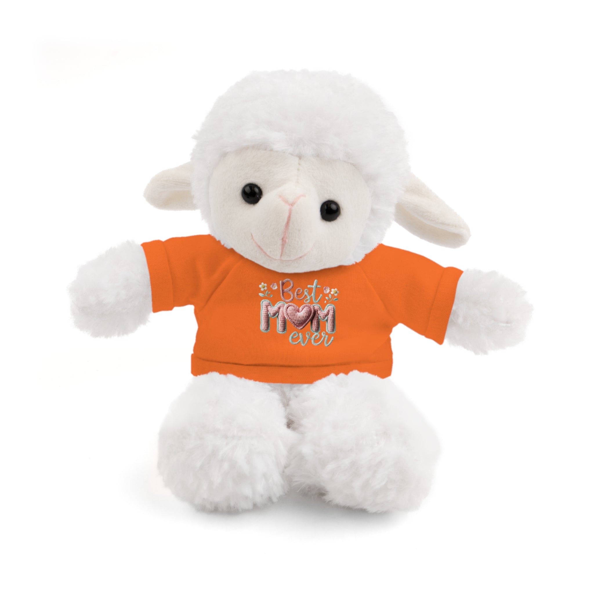Plush Bear with 'Best Mom Ever' Tee — Cute Mother's Day Gift