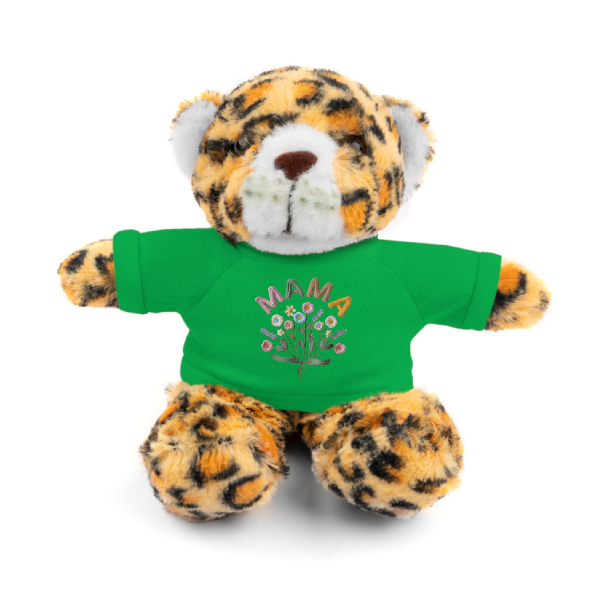 Mama Floral Bear Plush with Tee — Cute Mother's Day Gift