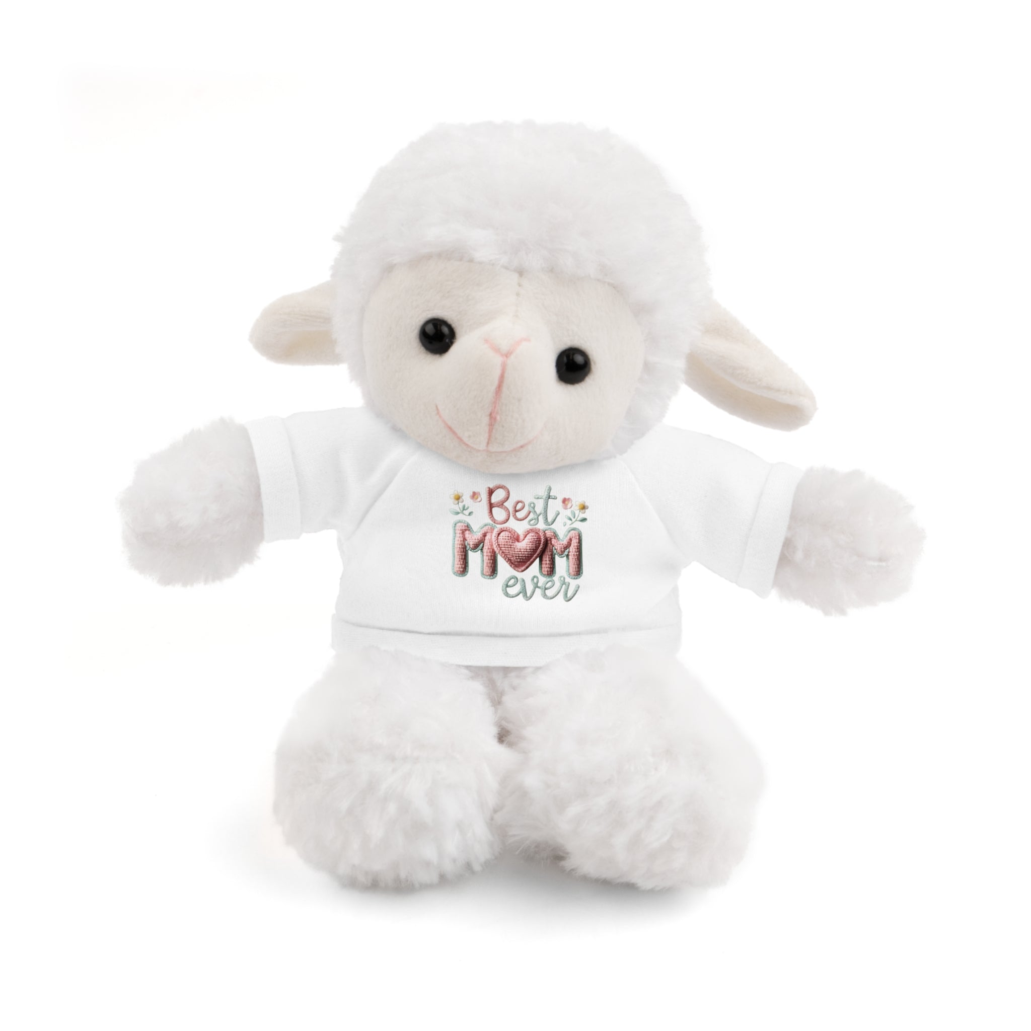 Plush Bear with 'Best Mom Ever' Tee — Cute Mother's Day Gift
