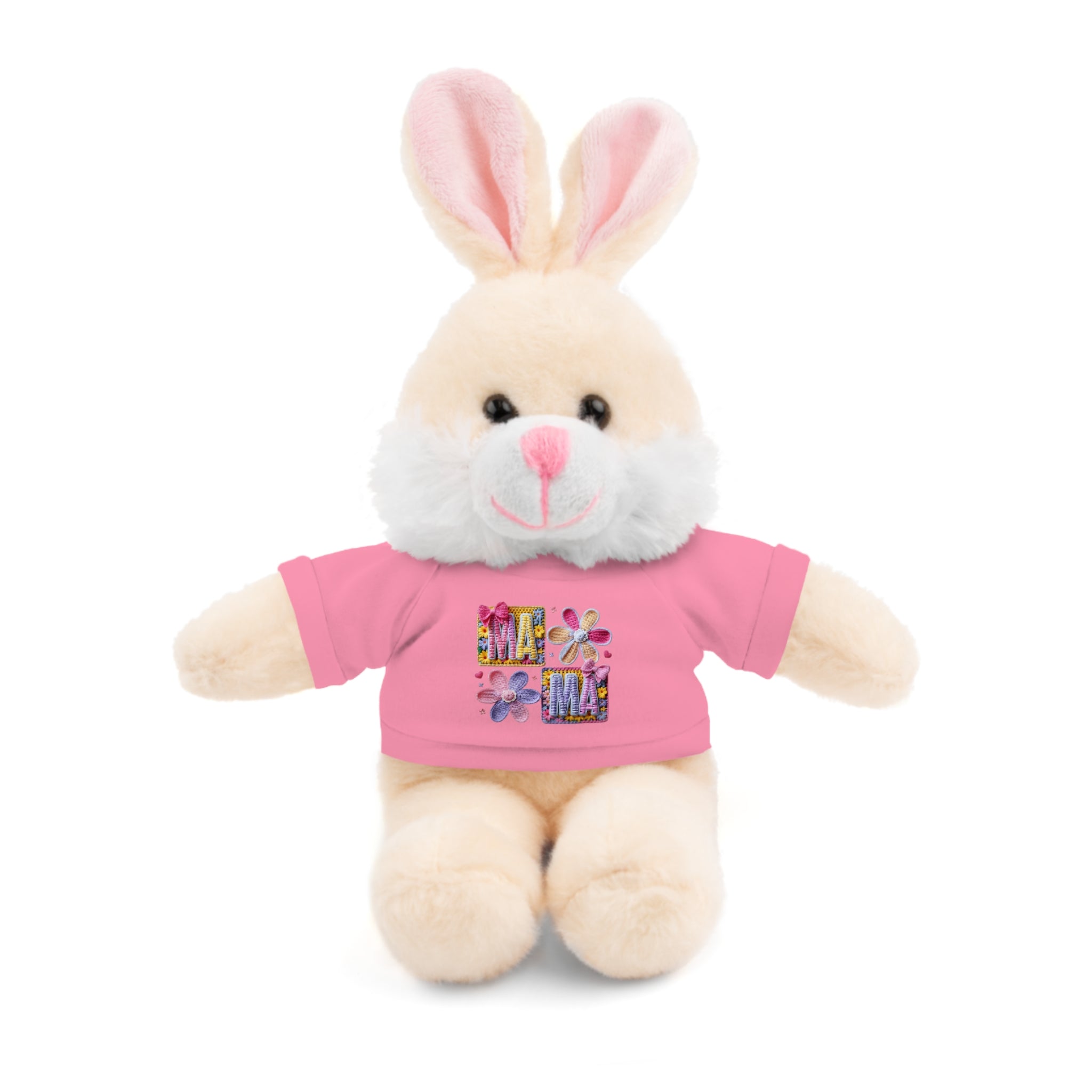 Mama Floral Teddy Bear with T-Shirt