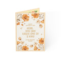 Mother’s Day Floral Greeting Card — "Mom, You Are Truly One of a Kind" (Single or Bulk Packs)