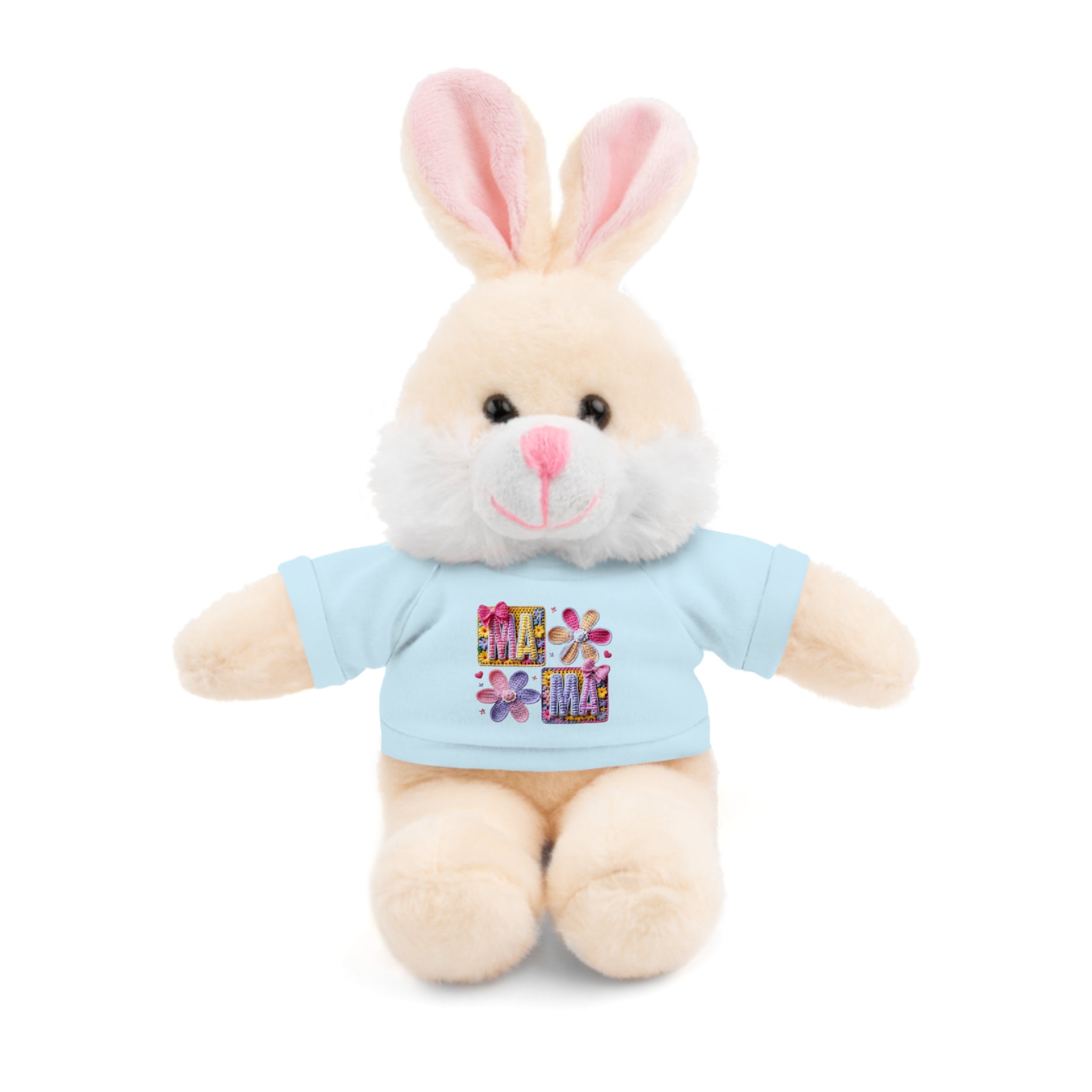 Mama Floral Teddy Bear with T-Shirt
