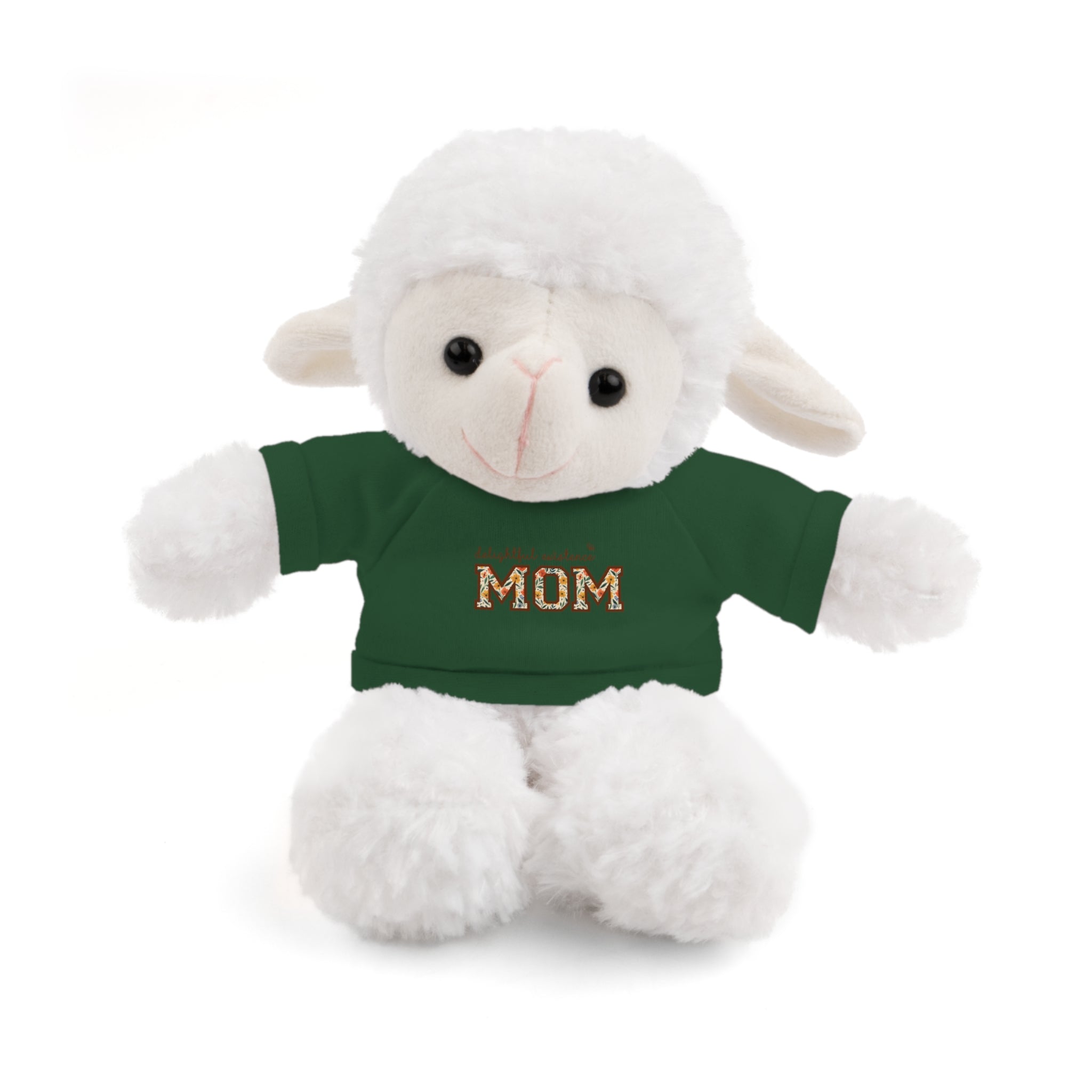 “Delightful Existence MOM” Floral Plush Toy — Plush Gift for Mother's Day