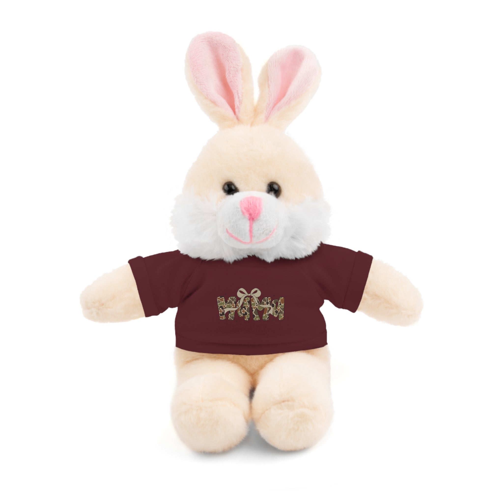 Teddy Bear Plush with 'Mama' Tee – Cozy Gift for New Moms & Mother's Day