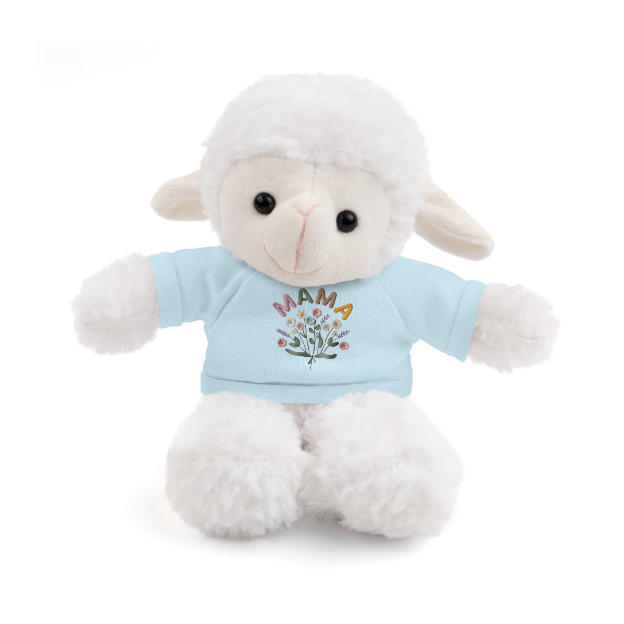Mama Floral Bear Plush with Tee — Cute Mother's Day Gift