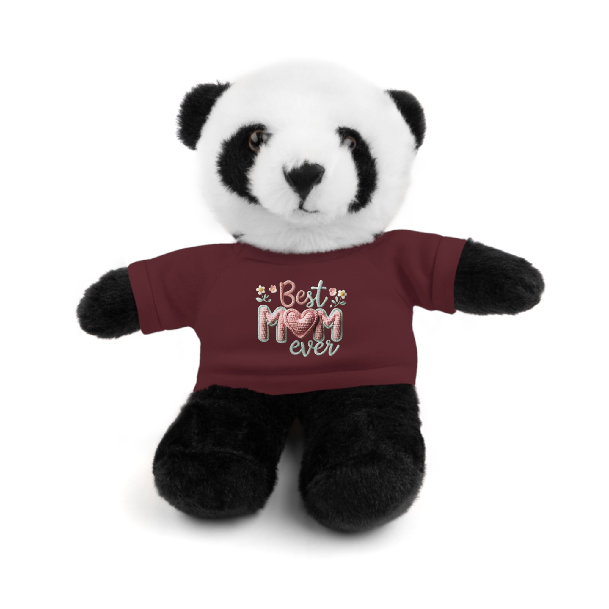Plush Bear with 'Best Mom Ever' Tee — Cute Mother's Day Gift