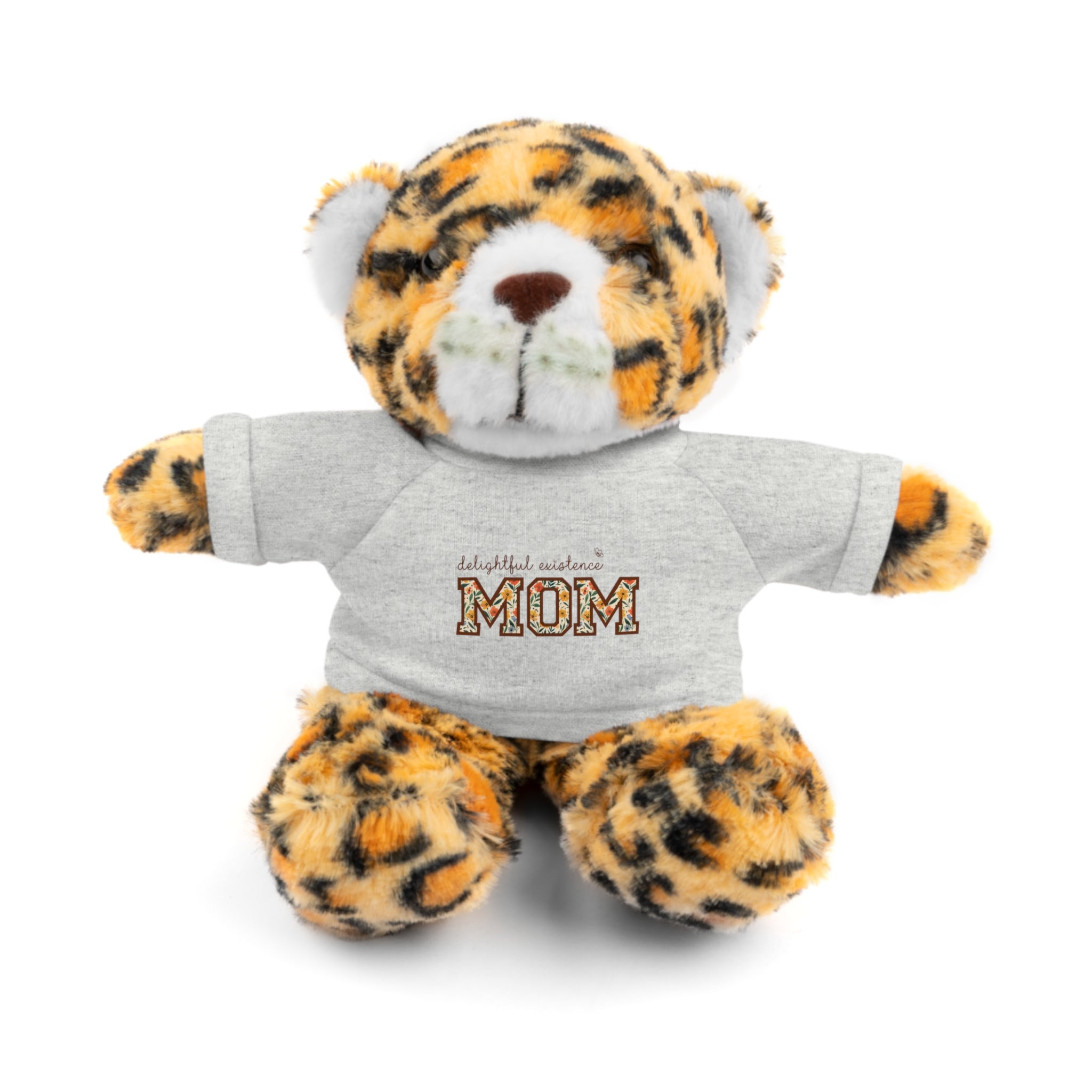 “Delightful Existence MOM” Floral Plush Toy — Plush Gift for Mother's Day