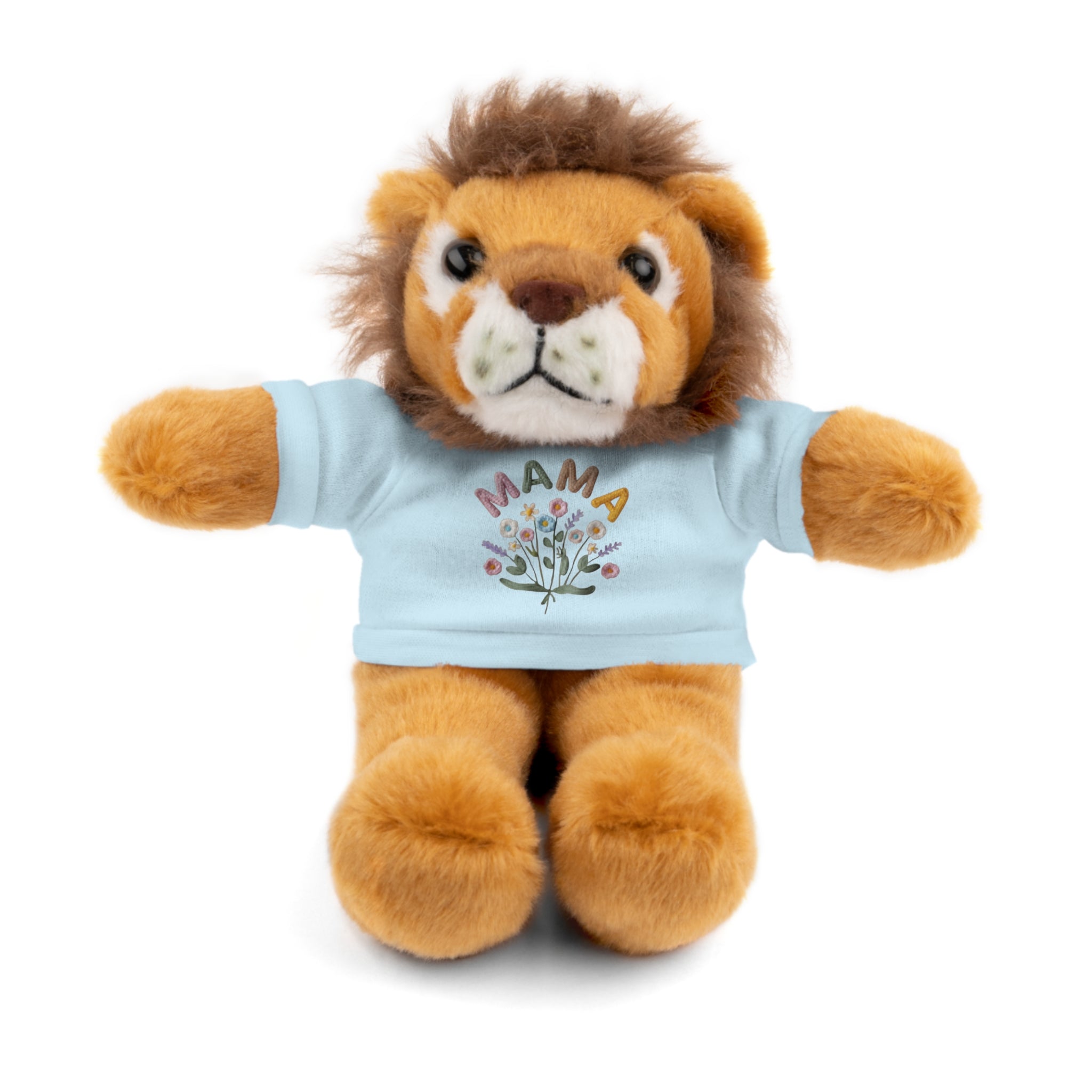 Mama Floral Bear Plush with Tee — Cute Mother's Day Gift