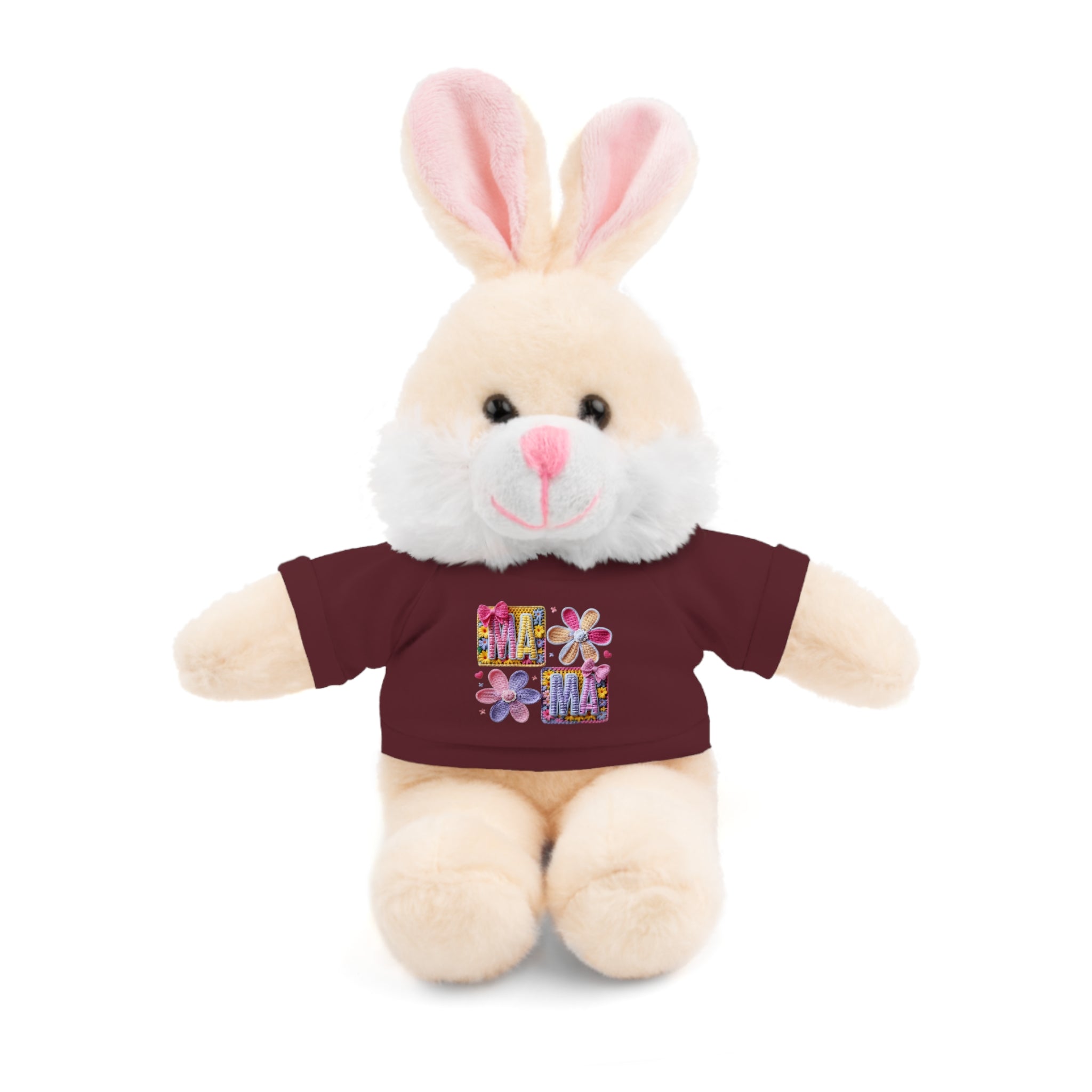 Mama Floral Teddy Bear with T-Shirt