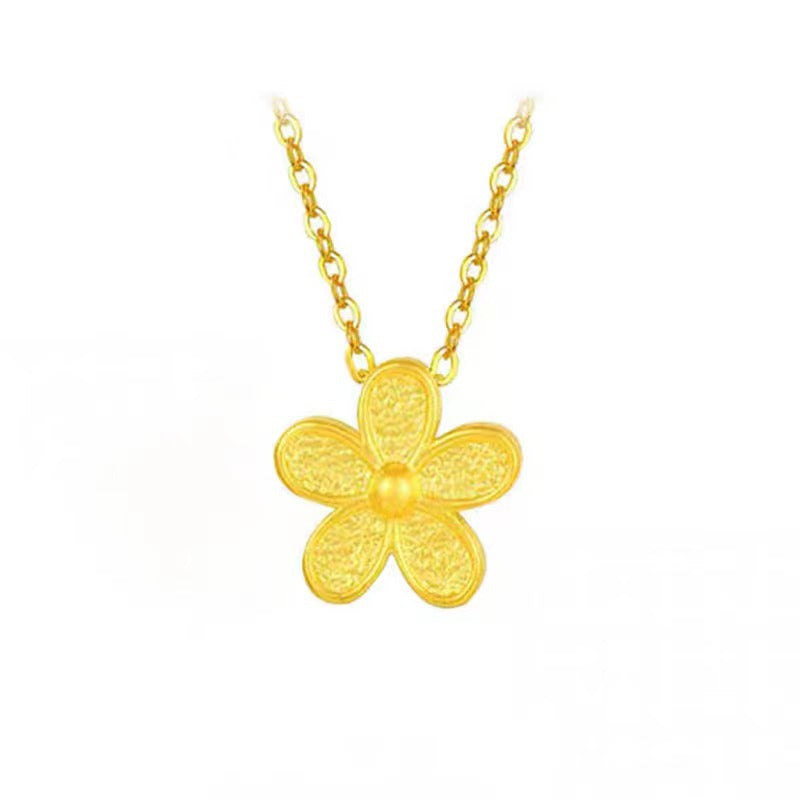 Gold Pendant Necklace, Gold Jewelry