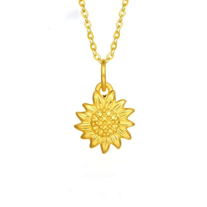 Gold Pendant Necklace, Gold Jewelry