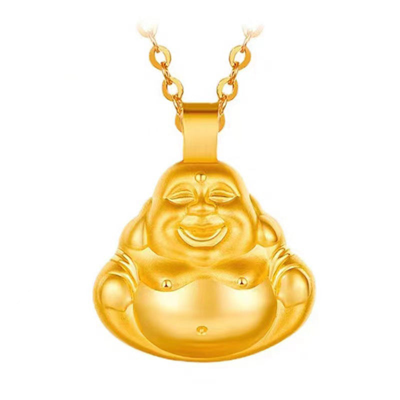 Gold Pendant Necklace, Gold Jewelry