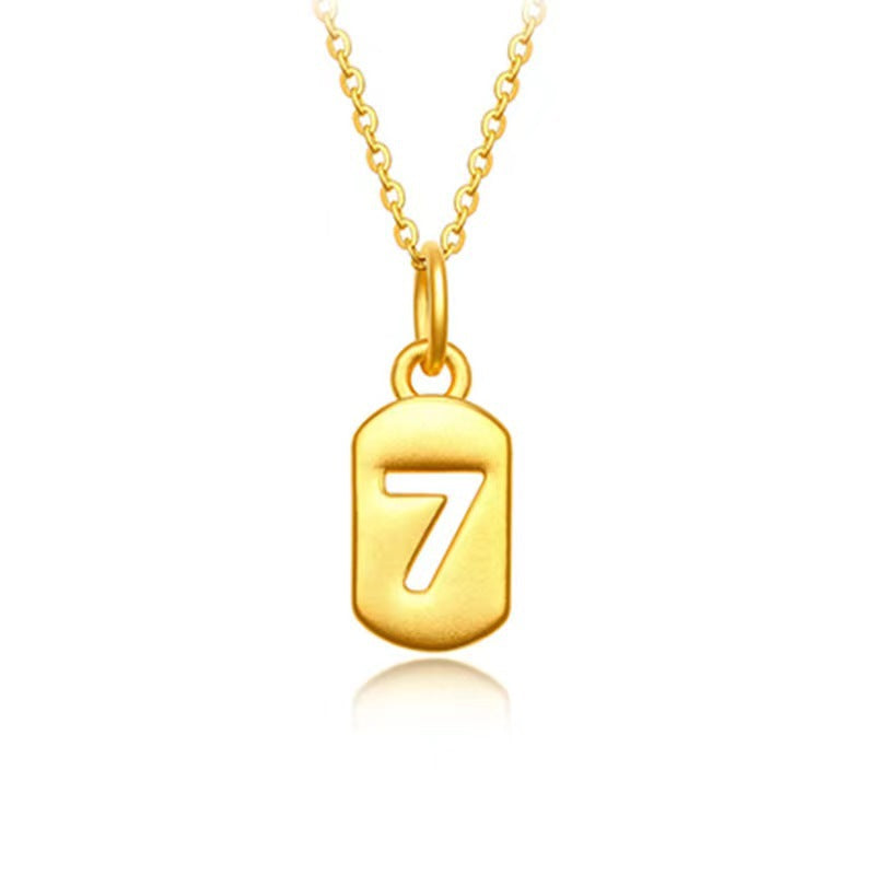 Gold Pendant Necklace, Gold Jewelry