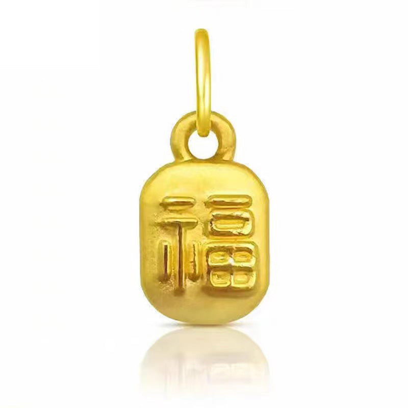 Gold Pendant Necklace, Gold Jewelry